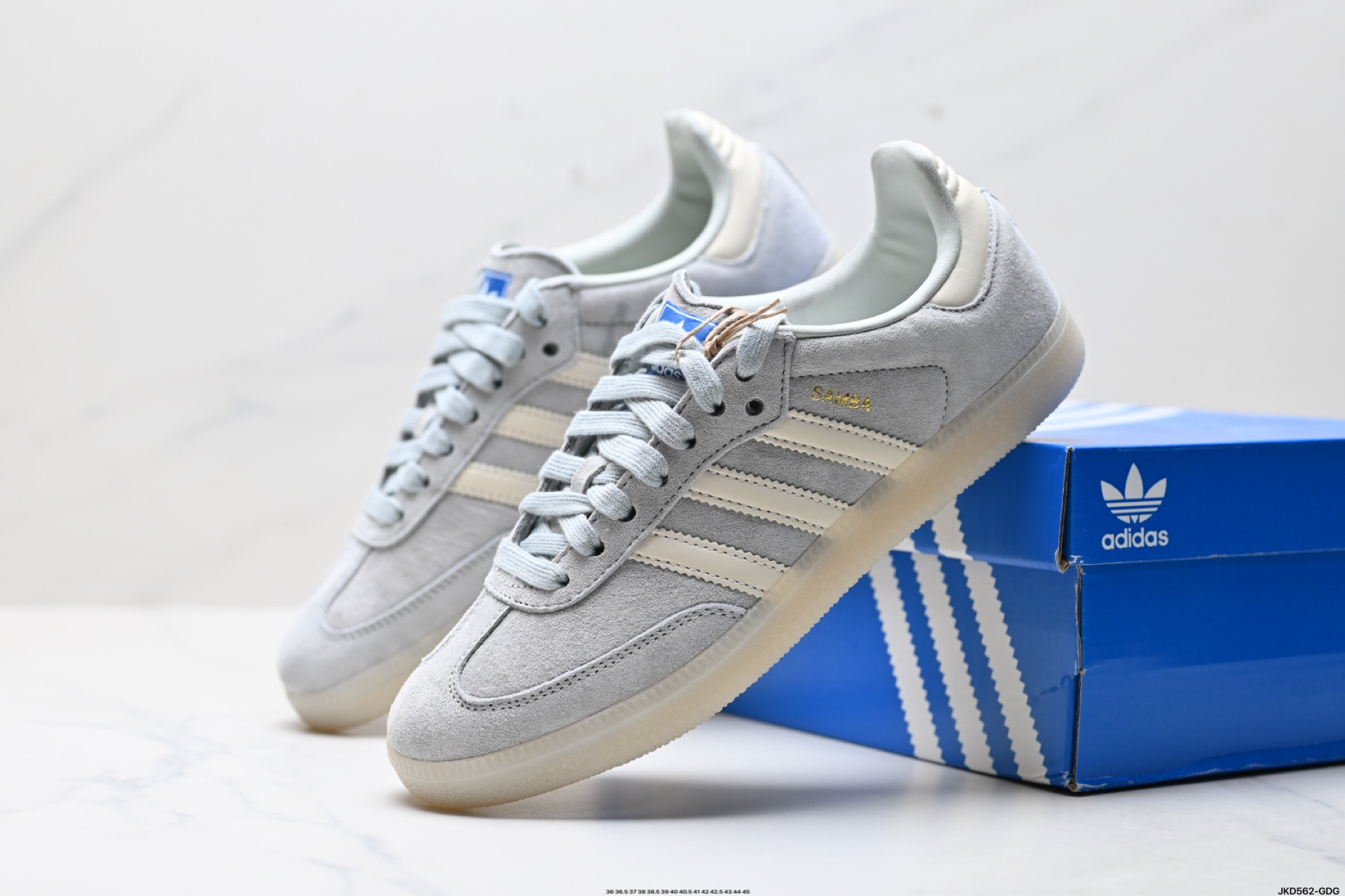 Adidas Originals Samba OG桑巴舞系列绅士德训足球风百搭低帮休闲运动板鞋 IG6177