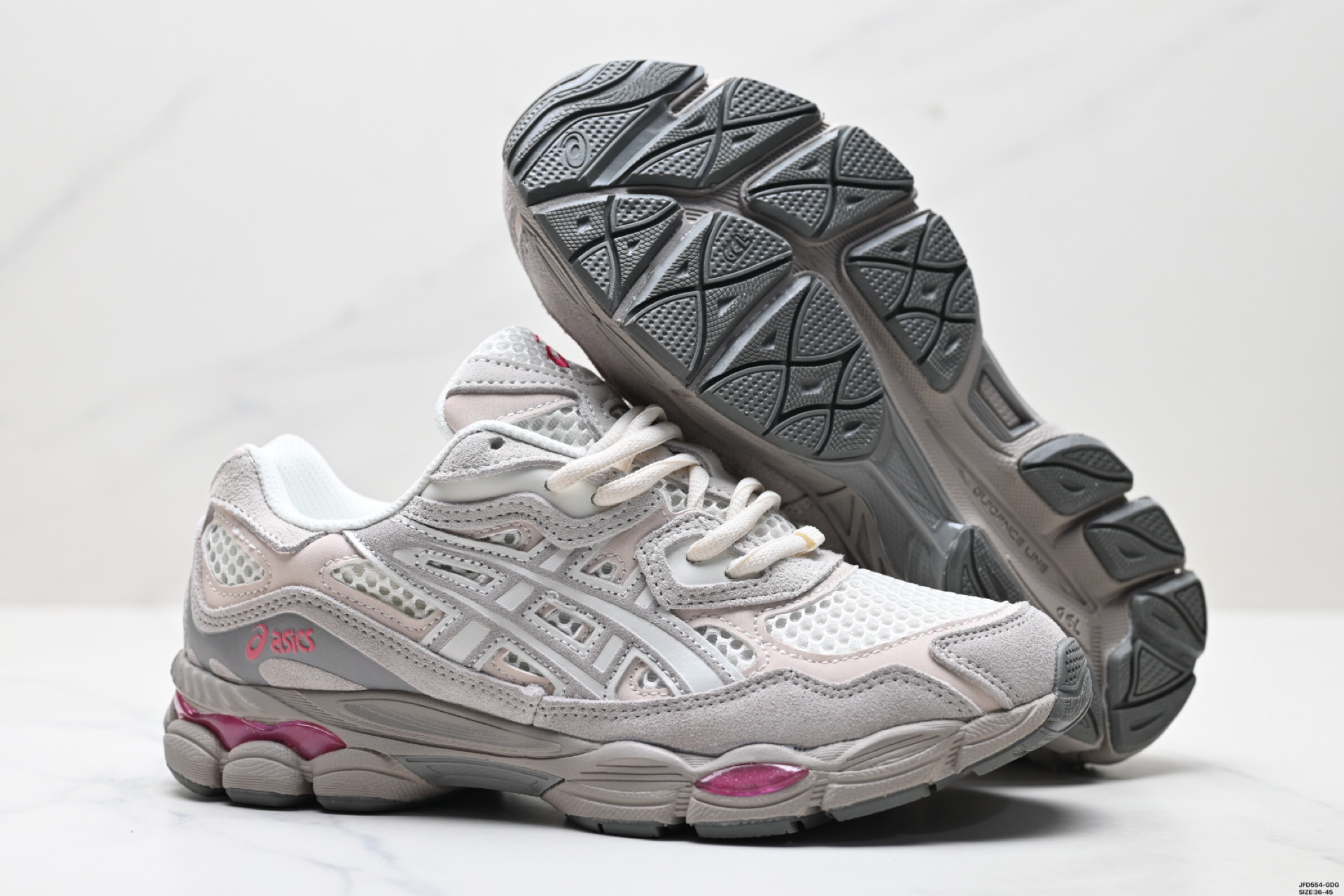 ASICS GEL-NYC 亚瑟士 透气网眼鞋面 1203A372-100