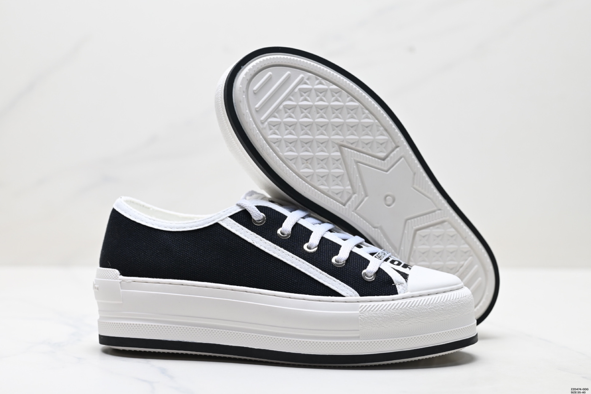 Dior Walk'n'Dior Zapatillas Deportivas con Plataforma en Jacquard Oblique 6 i1749142941895 3017 0 4