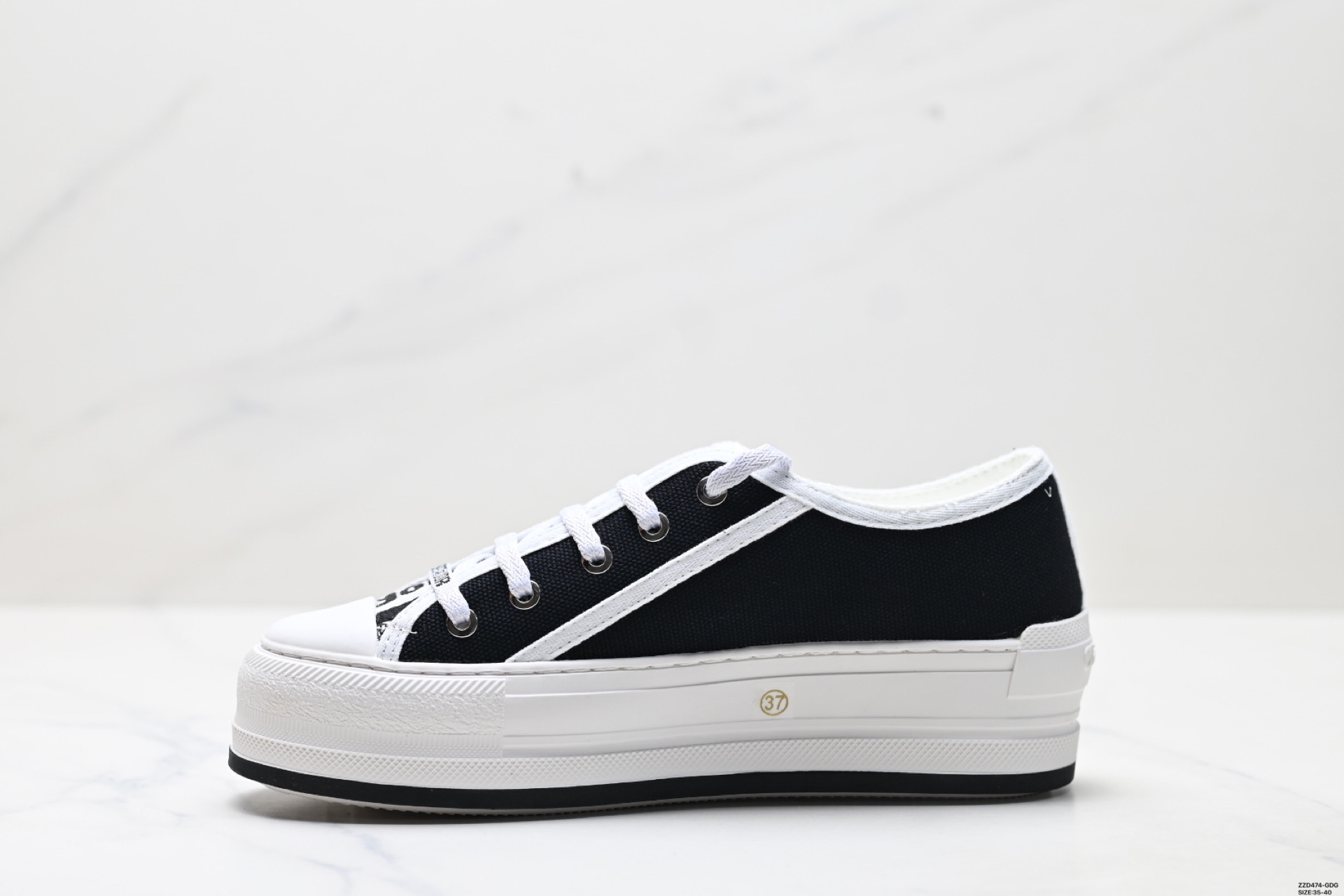 Dior Walk'n'Dior Zapatillas Deportivas con Plataforma en Jacquard Oblique 4 i1749142941895 3374 0 2