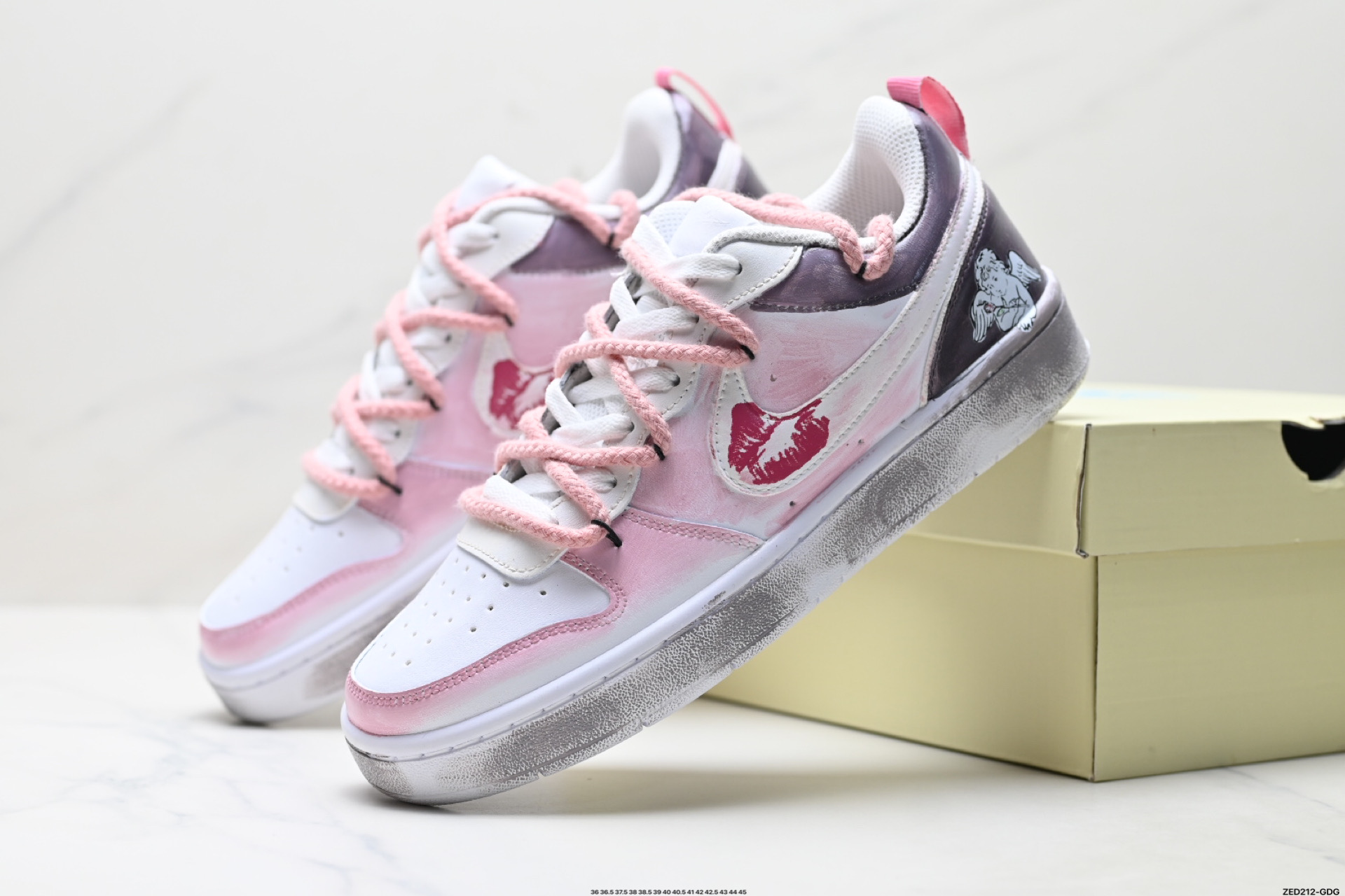 NIKE COURT VISION LO ‘DIY’定制 低帮百搭 透气休闲运动板鞋 BQ5448-216-High Quatity Cheap Brand wholesale wholesaler seller Clothes Bags handbags Sneakers Top Fashion Clothing Shoes from China Factory Chinese suppliers best Quality Beautiful Price NIKE COURT VISION LO ‘DIY’定制 低帮百搭 透气休闲运动板鞋 BQ5448-216