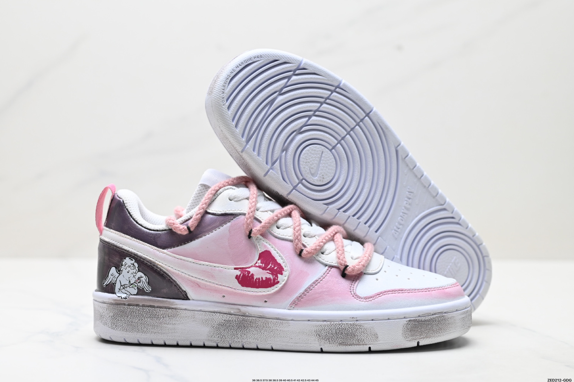 NIKE COURT VISION LO ‘DIY’定制 低帮百搭 透气休闲运动板鞋 BQ5448-216-High Quatity Cheap Brand wholesale wholesaler seller Clothes Bags handbags Sneakers Top Fashion Clothing Shoes from China Factory Chinese suppliers best Quality Beautiful Price NIKE COURT VISION LO ‘DIY’定制 低帮百搭 透气休闲运动板鞋 BQ5448-216