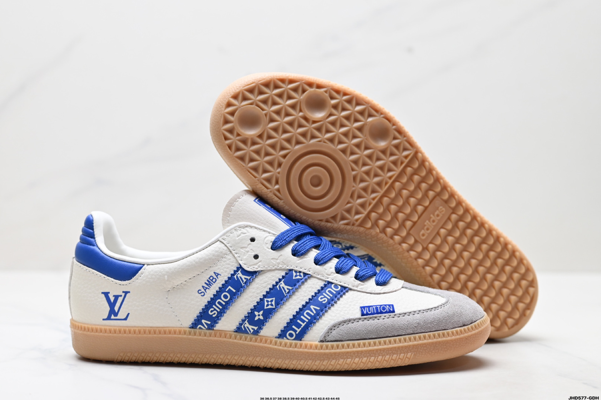 Adidas Originals Samba OG ‘DIY’桑巴舞系列 阿迪达斯 三叶草绅士德训足球风百搭低帮休闲运动板鞋 XR0005