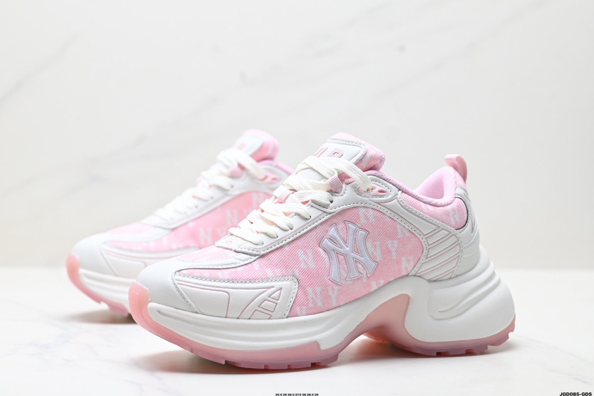 MLB XLG CHUNKY 百搭舒适休闲潮流运动厚底增高防滑耐磨 低帮 老爹鞋 3ASHW065N