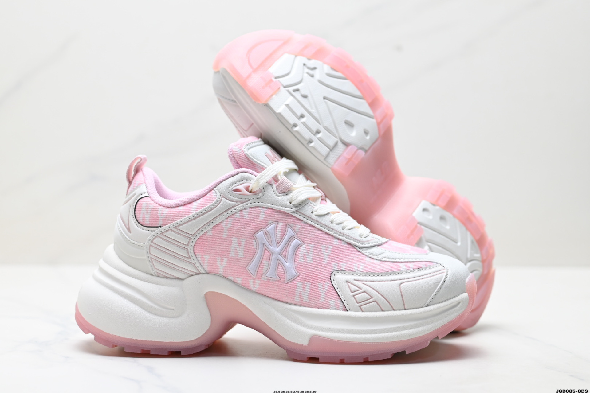 MLB XLG CHUNKY 百搭舒适休闲潮流运动厚底增高防滑耐磨 低帮 老爹鞋 3ASHW065N