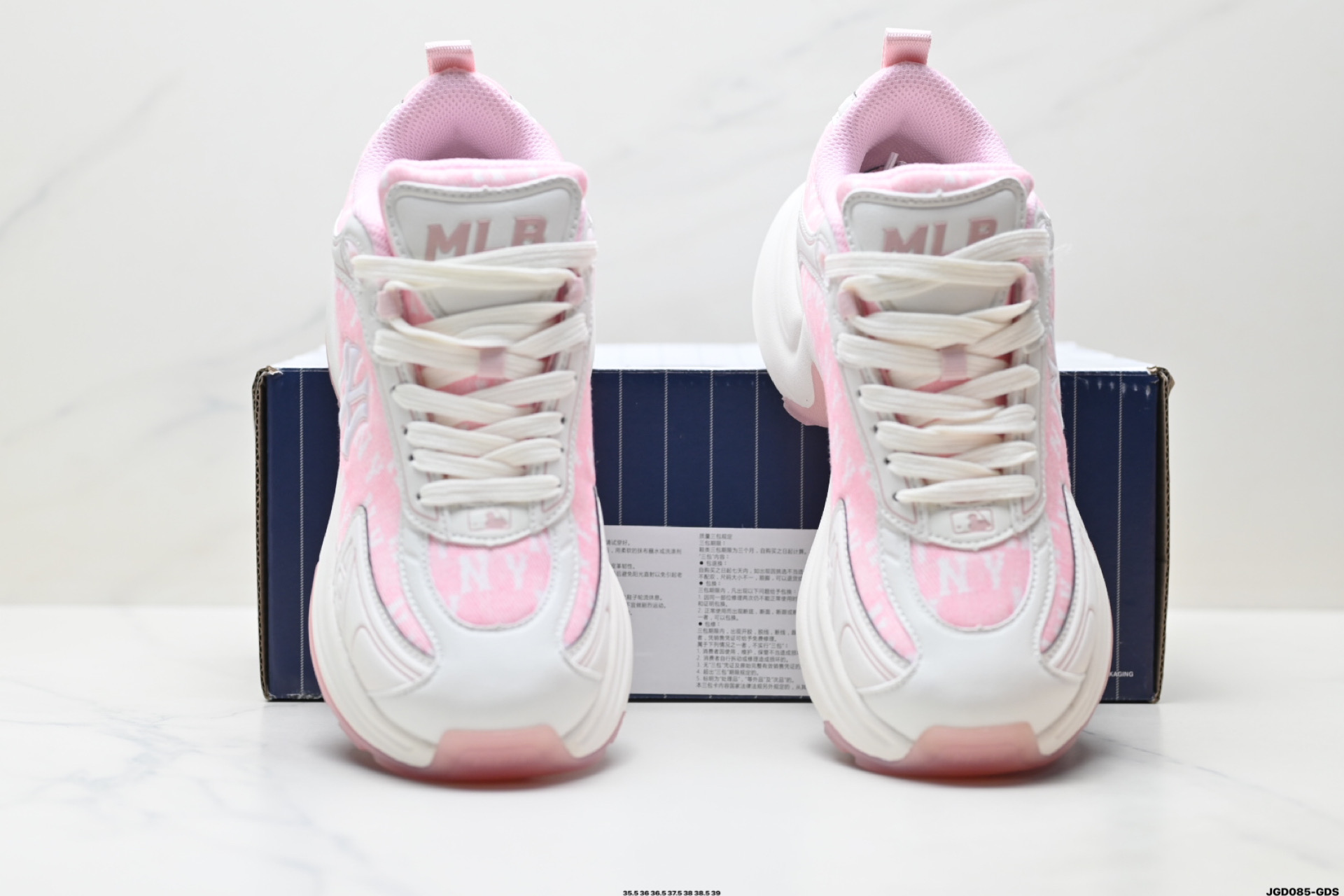 MLB XLG CHUNKY 百搭舒适休闲潮流运动厚底增高防滑耐磨 低帮 老爹鞋 3ASHW065N