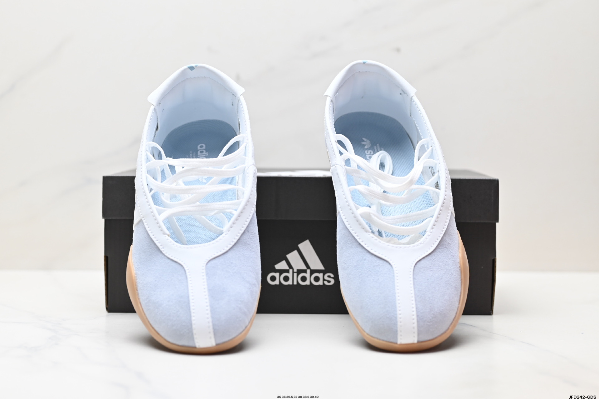 TAEKWONDO MEI BALLET复古芭蕾风薄底鞋女子adidas阿迪达斯三叶草  JR5758