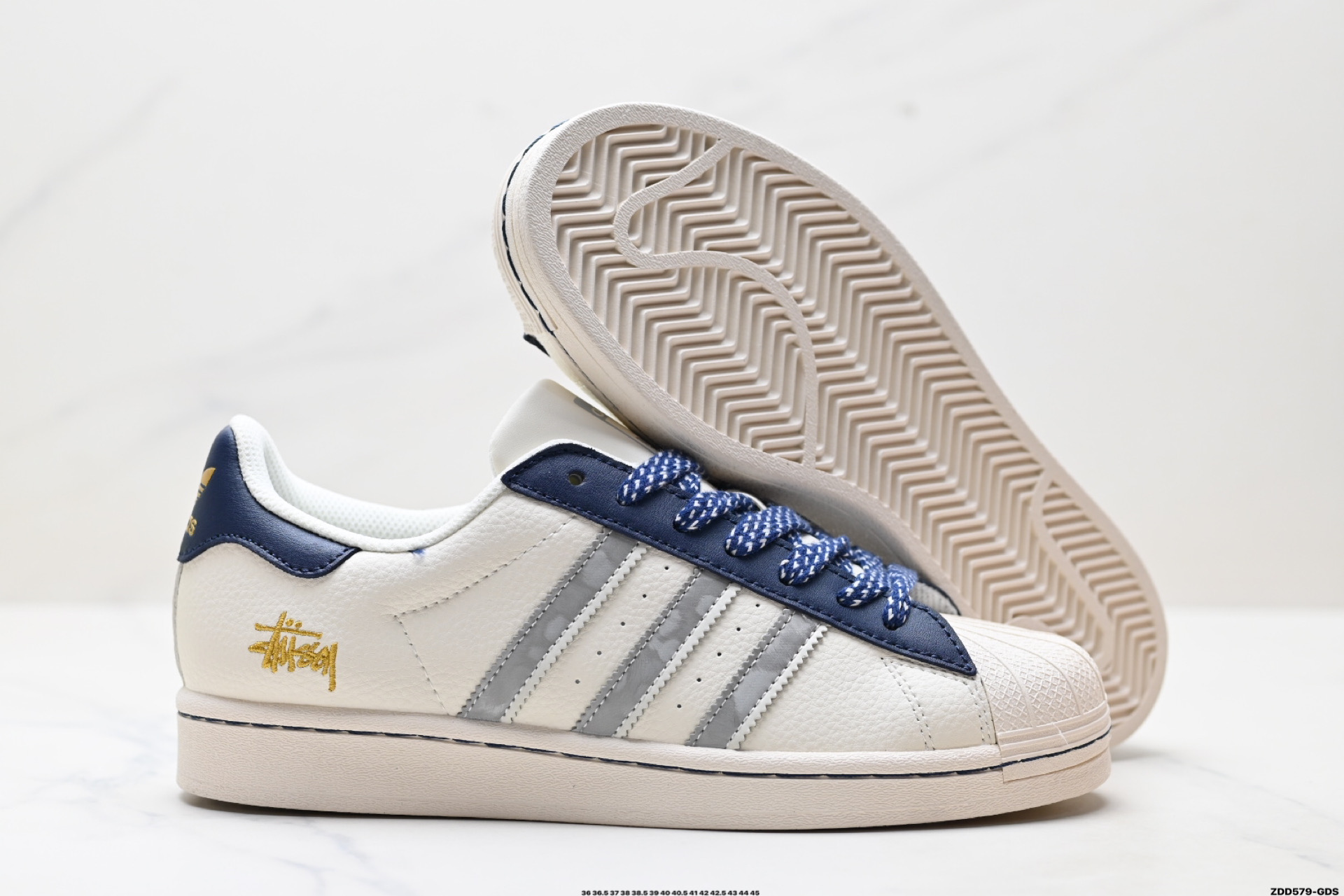 Adidas Originals Superstar 阿迪达斯 三叶草 贝壳头’DIY’系列低帮经典百搭休闲运动板鞋  HS3076