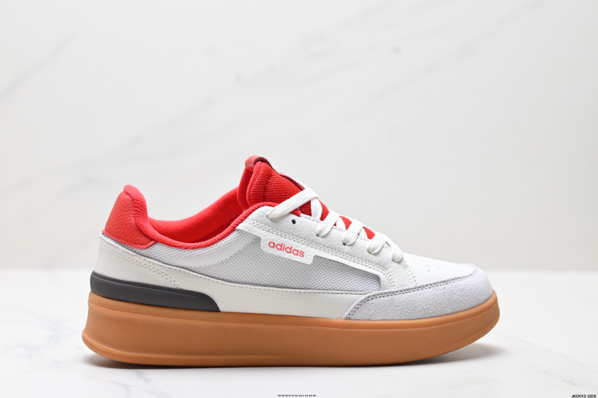 Adidas/阿迪达斯板鞋休闲运动潮流百搭男士皮革拼接网布情侣款 JS0237