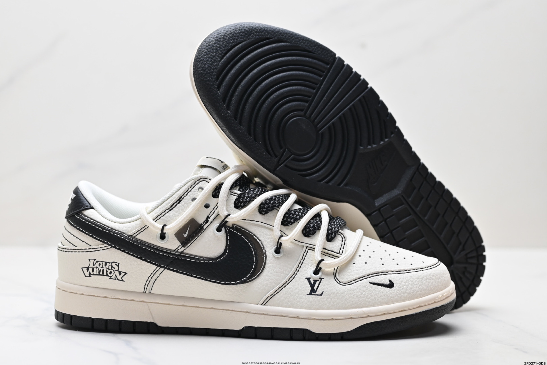 Nike Dunk Low Retro ‘DIY高端定制’耐克 低帮休闲运动板鞋  DM6868-076