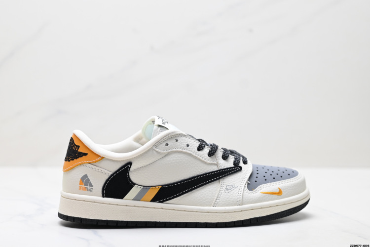 Nike Air Jordan 1 x Travis Scott: Premium 'DIY' Low-Top Basketball Shoes 1 Nike Air Jordan 1 x Travis Scott: Premium ‘DIY’ Low-Top Basketball Shoes