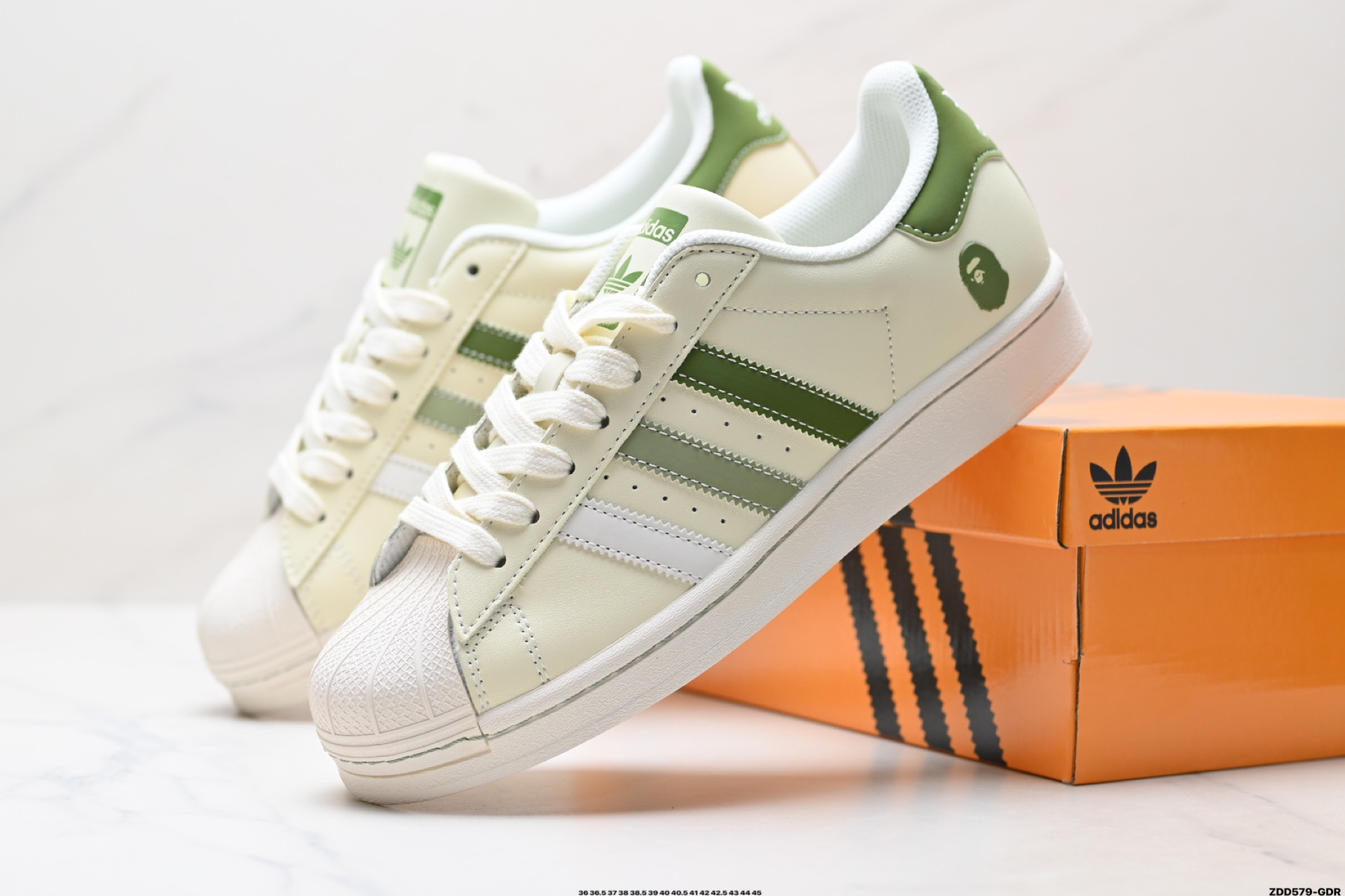 Adidas Originals Superstar 阿迪达斯 三叶草 贝壳头’DIY’系列低帮经典百搭休闲运动板鞋 HS3076