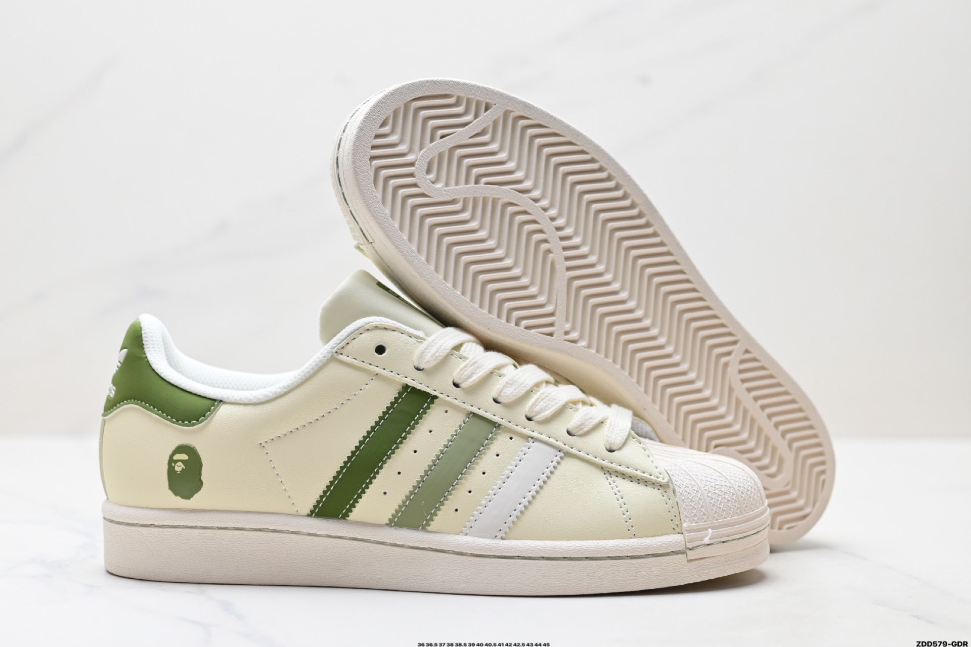 Adidas Originals Superstar 阿迪达斯 三叶草 贝壳头’DIY’系列低帮经典百搭休闲运动板鞋 HS3076