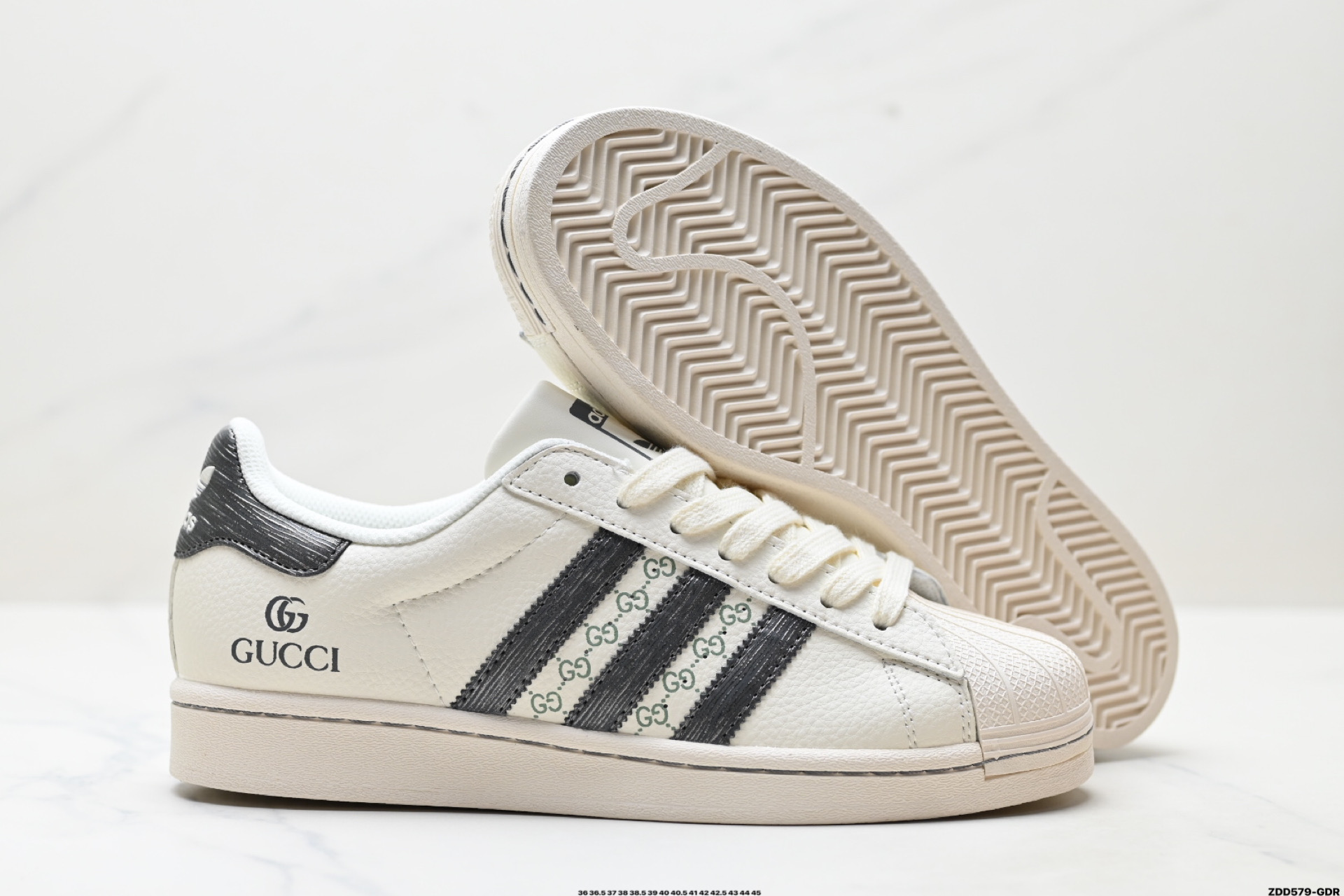 Adidas Originals Superstar 阿迪达斯 三叶草 贝壳头’DIY’系列低帮经典百搭休闲运动板鞋 HS3076