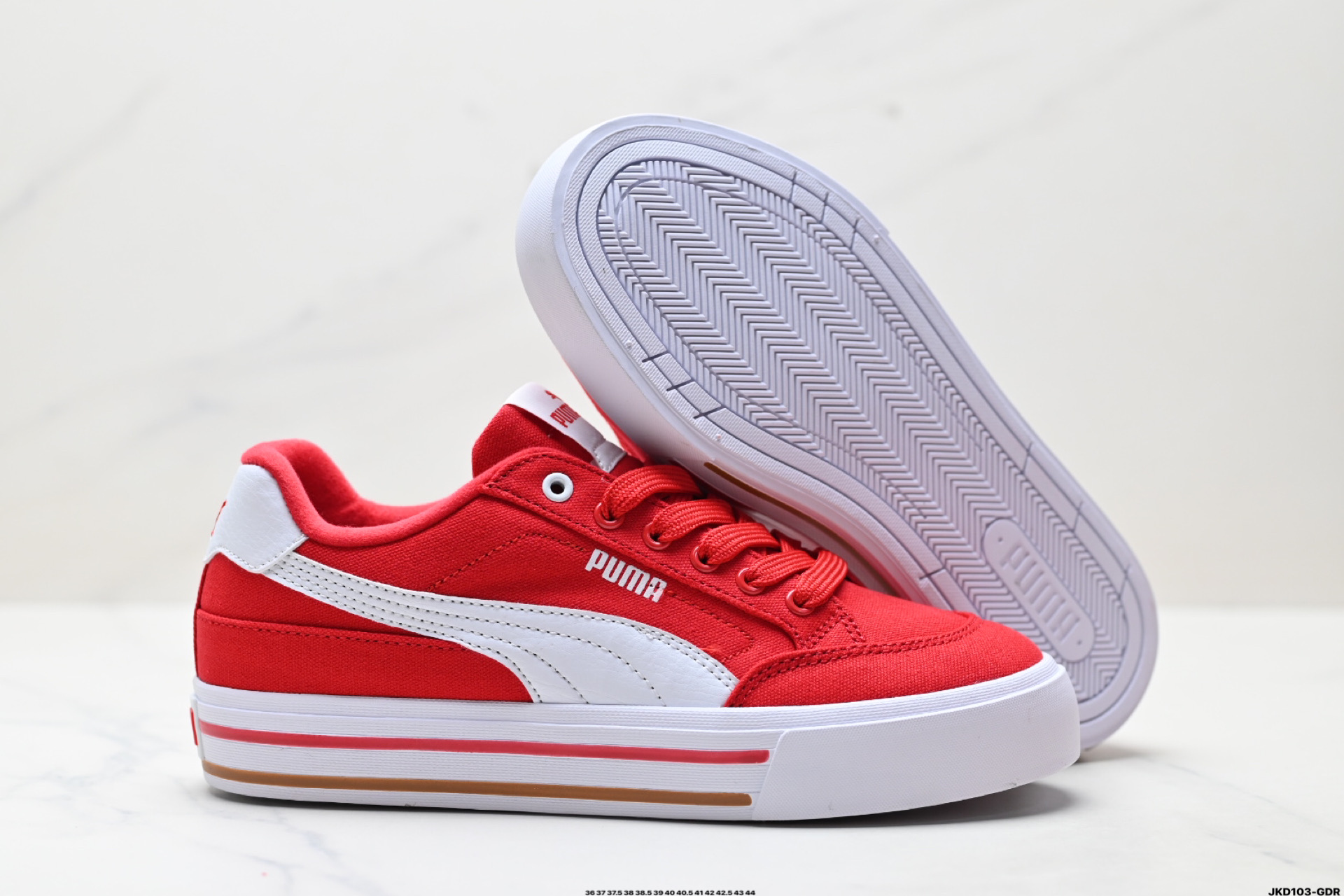 Puma Formstrip Court Classic Vulcanized 时尚百搭舒适潮流 彪马 低帮 板鞋 396353-03