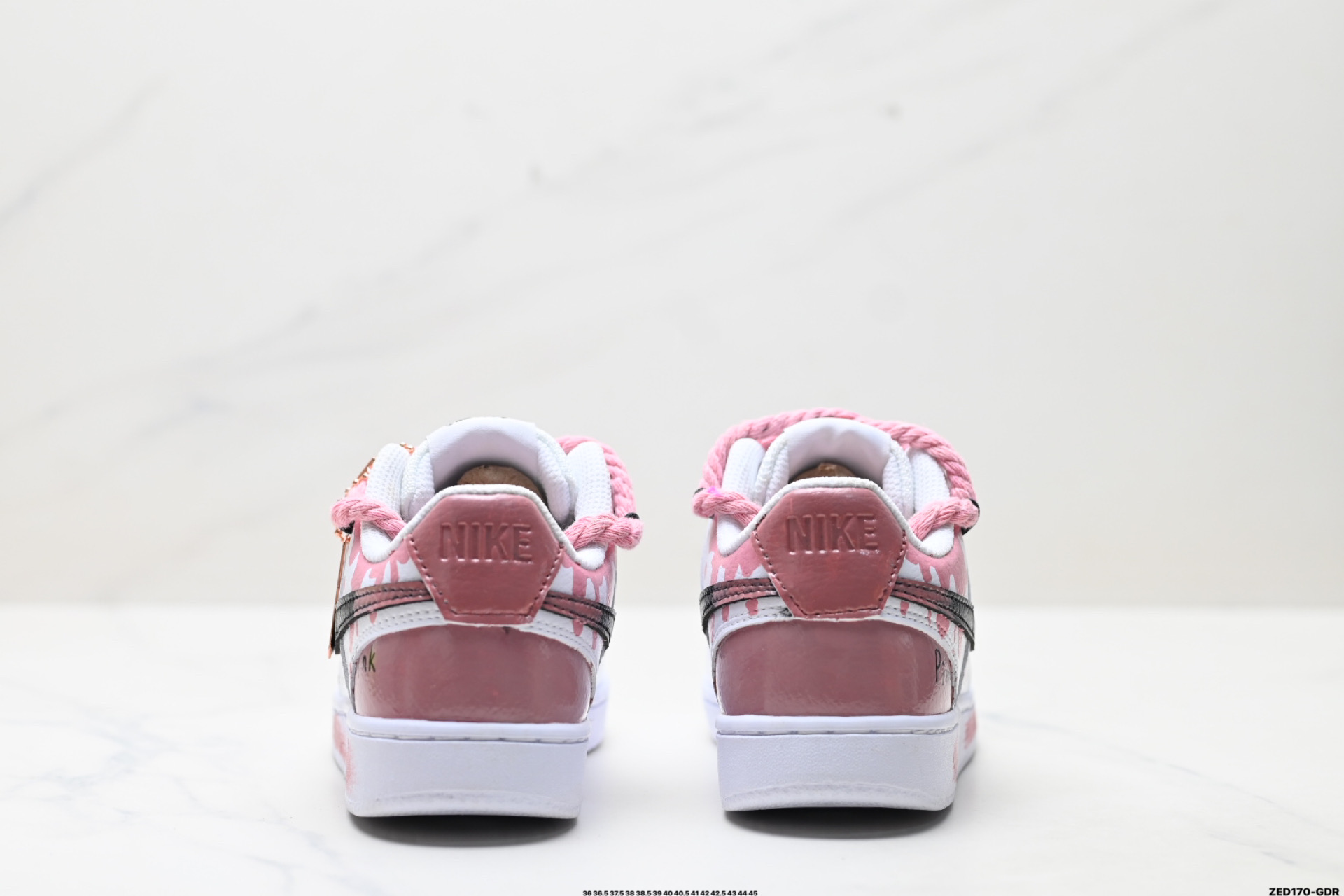 NIKE COURT VISION LO ‘DIY’定制 低帮百搭 透气休闲运动板鞋 DH3158-101