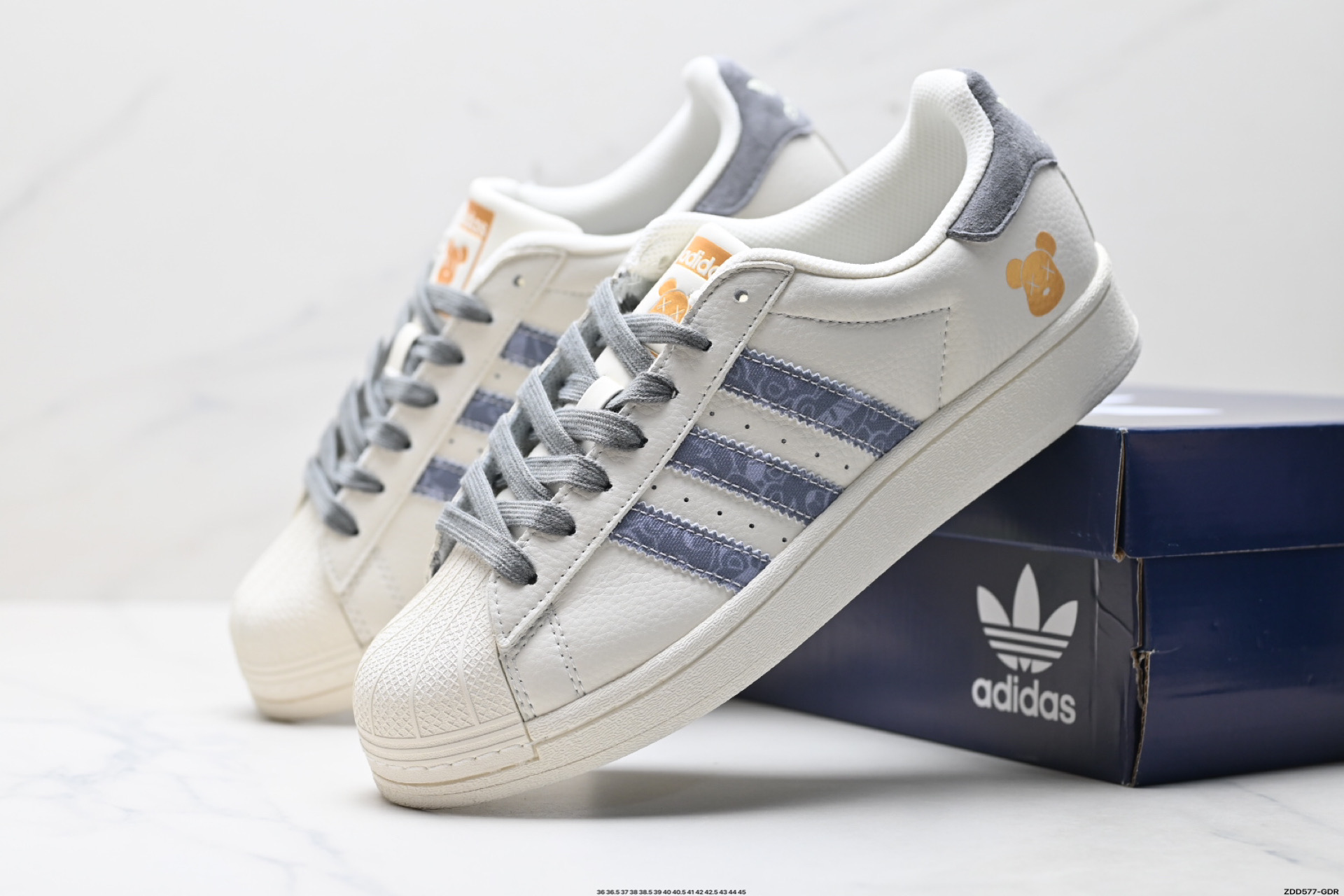 Adidas Originals Superstar 阿迪达斯 三叶草 贝壳头’DIY’系列低帮经典百搭休闲运动板鞋 XS0011