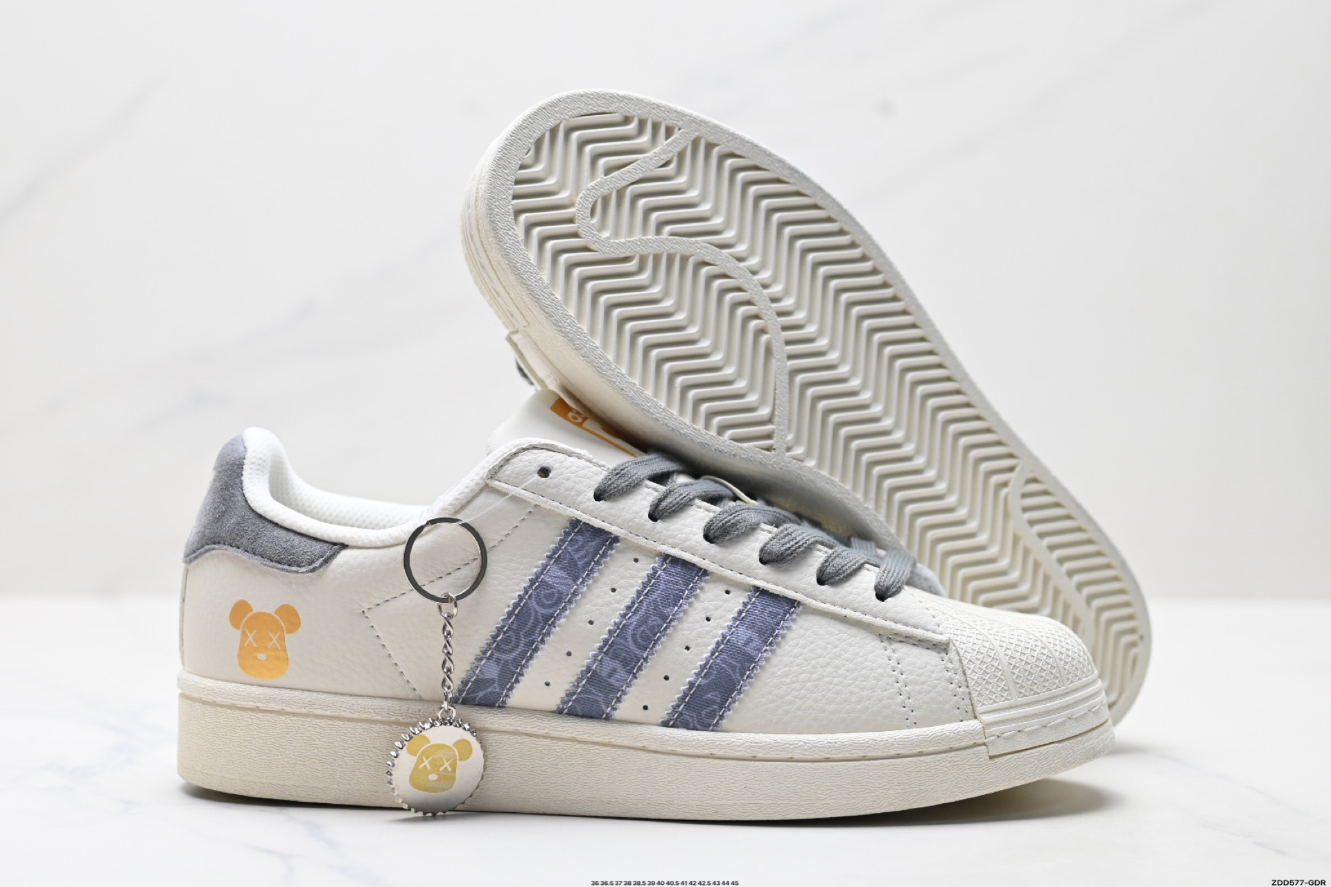 Adidas Originals Superstar 阿迪达斯 三叶草 贝壳头’DIY’系列低帮经典百搭休闲运动板鞋 XS0011