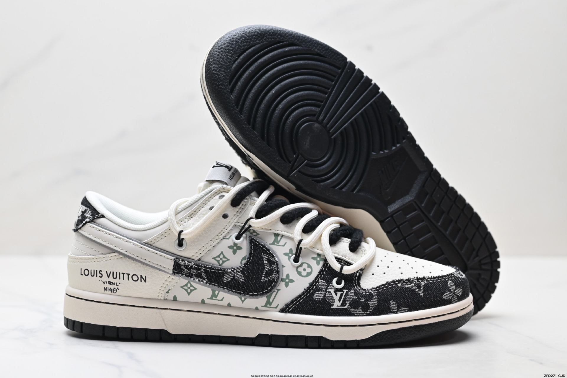 Nike Dunk Low Retro ‘DIY高端定制’耐克 低帮休闲运动板鞋  YX5066-338