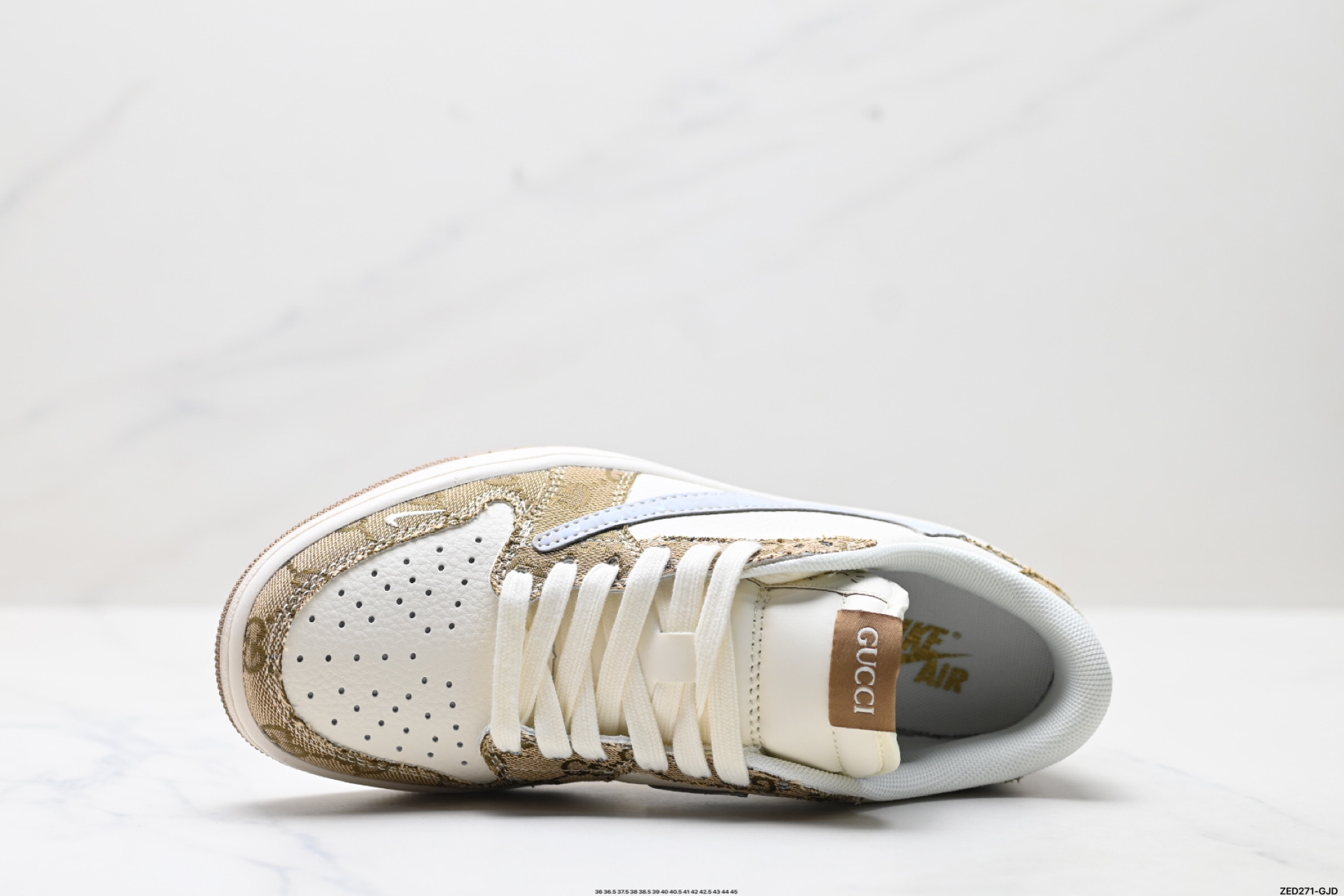 Nike Air Jordan 1 x Travis Scott AJ1倒勾 乔一倒钩 ‘DIY’定制 耐克 低帮文化篮球鞋  XS7089-603