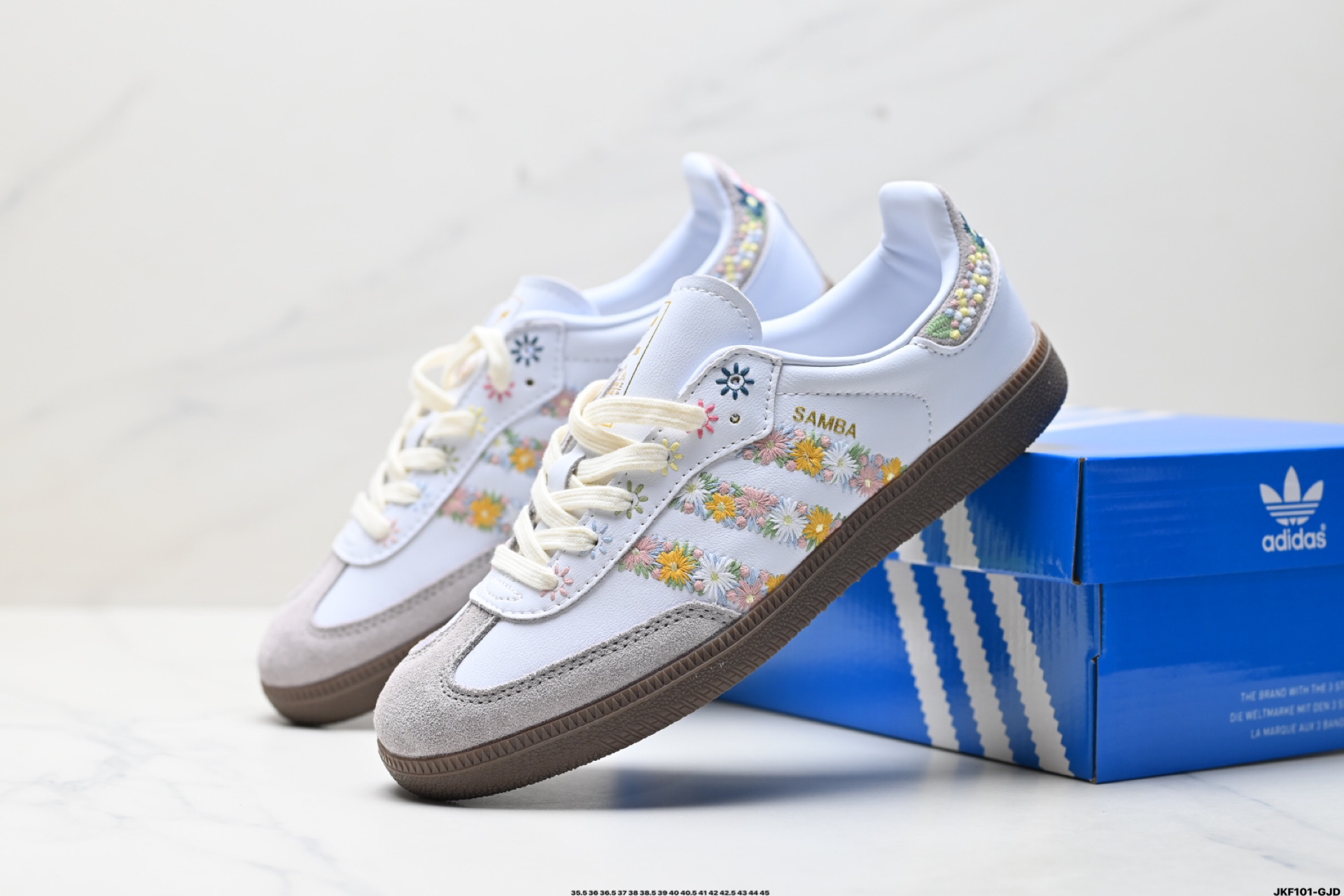 Adidas Originals Samba OG 阿迪达斯三叶草 桑巴舞系列绅士德训足球风百搭低帮休闲运动板鞋 HQ5155