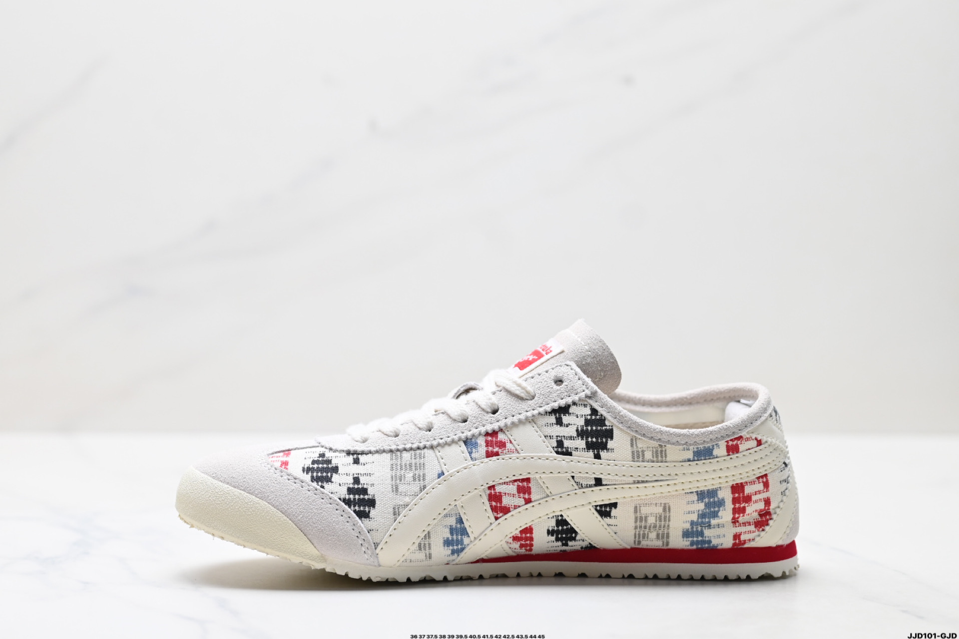 Onitsuka Tiger鬼塚虎 Mexico 66 Slip-on 一脚蹬低帮夏季透气运动休闲鞋 1183B648-100