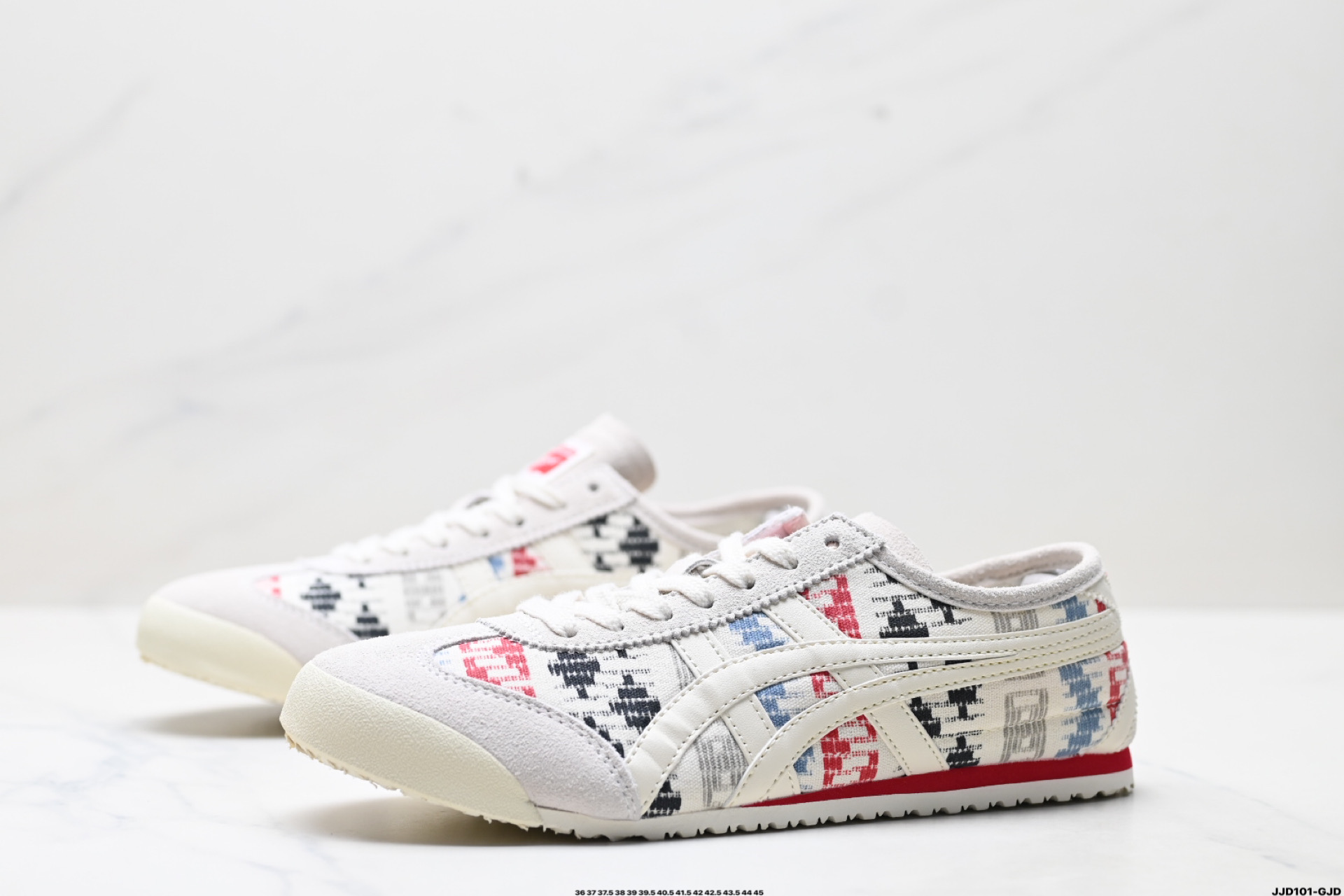 Onitsuka Tiger鬼塚虎 Mexico 66 Slip-on 一脚蹬低帮夏季透气运动休闲鞋 1183B648-100