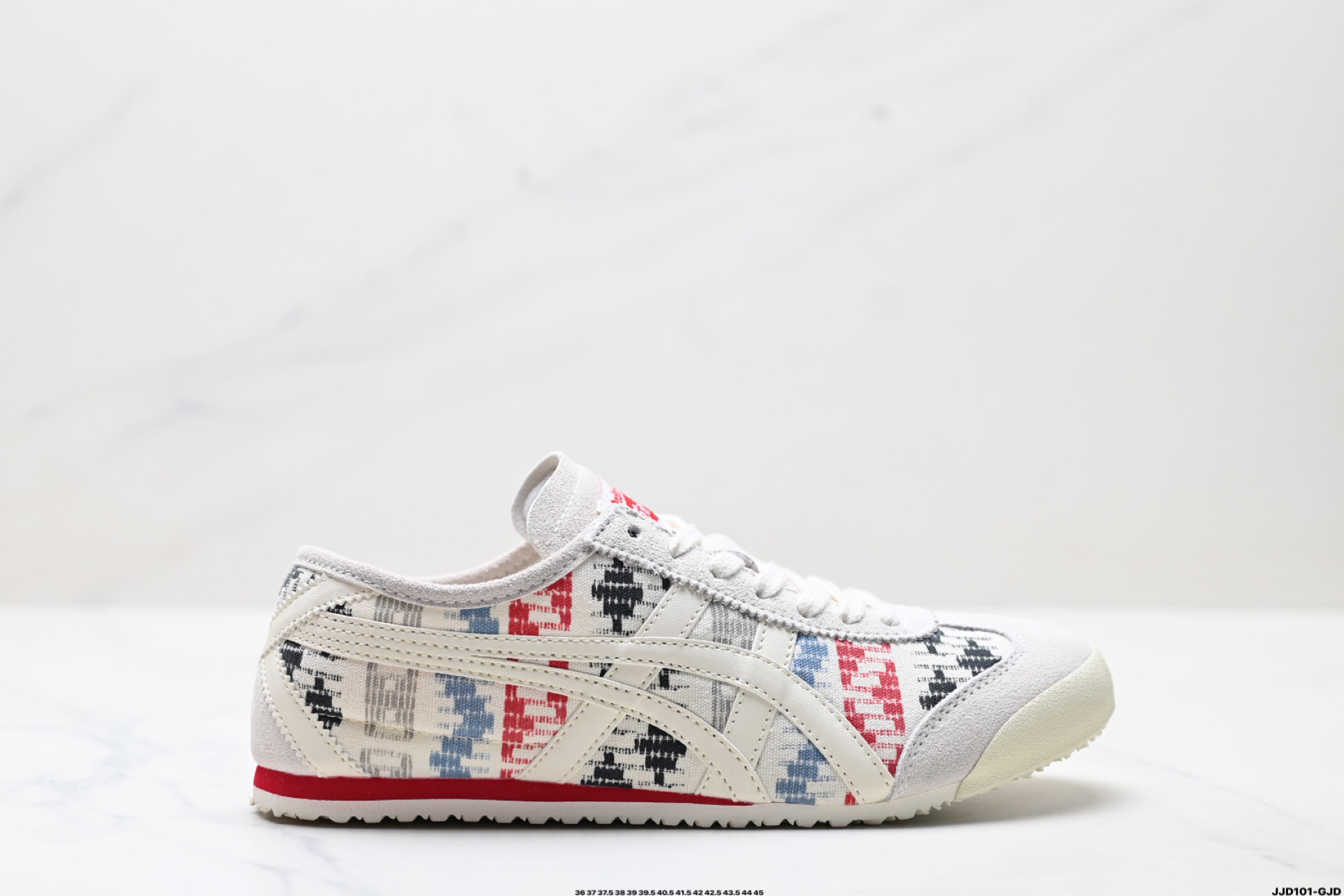 Onitsuka Tiger鬼塚虎 Mexico 66 Slip-on 一脚蹬低帮夏季透气运动休闲鞋 1183B648-100