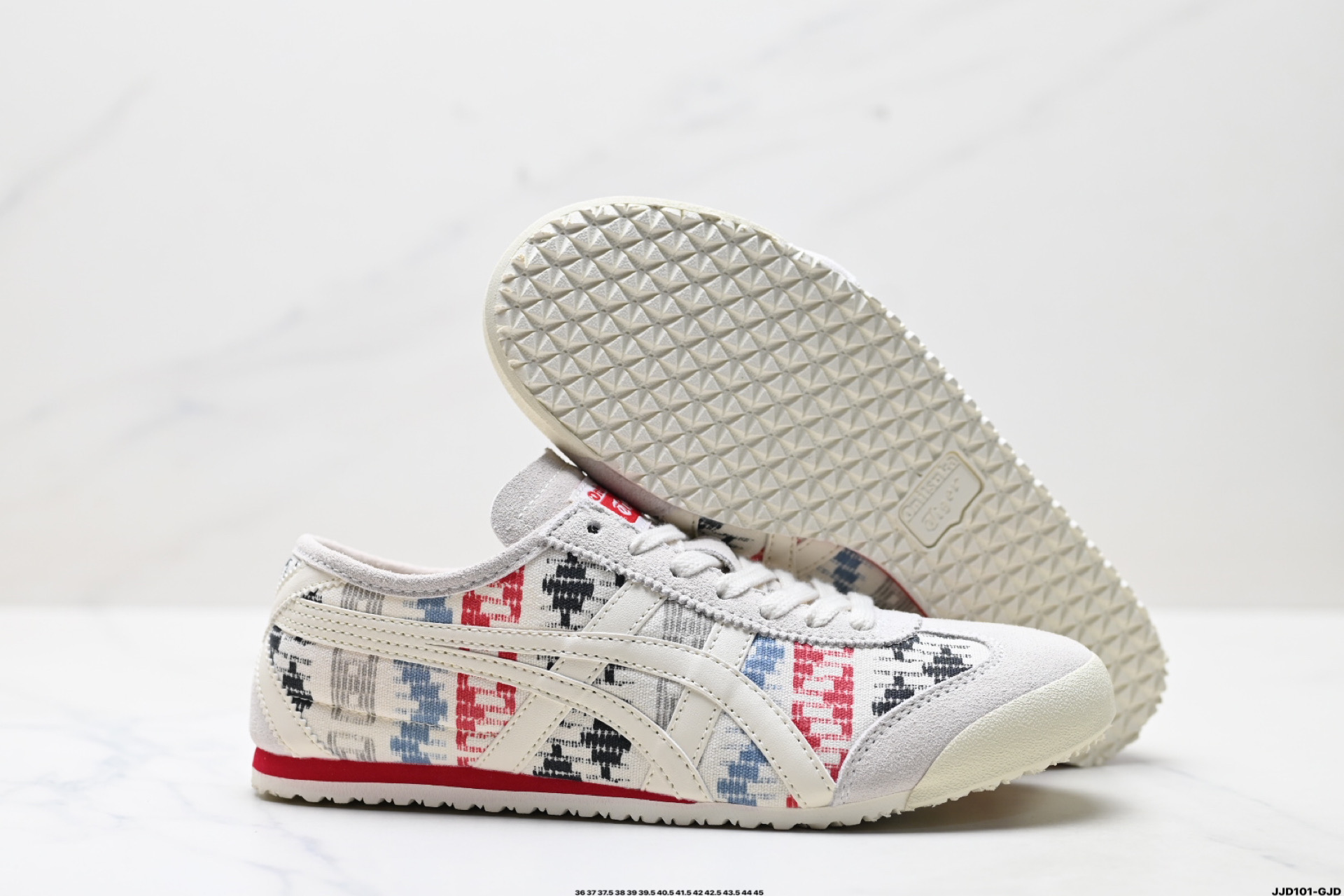 Onitsuka Tiger鬼塚虎 Mexico 66 Slip-on 一脚蹬低帮夏季透气运动休闲鞋 1183B648-100
