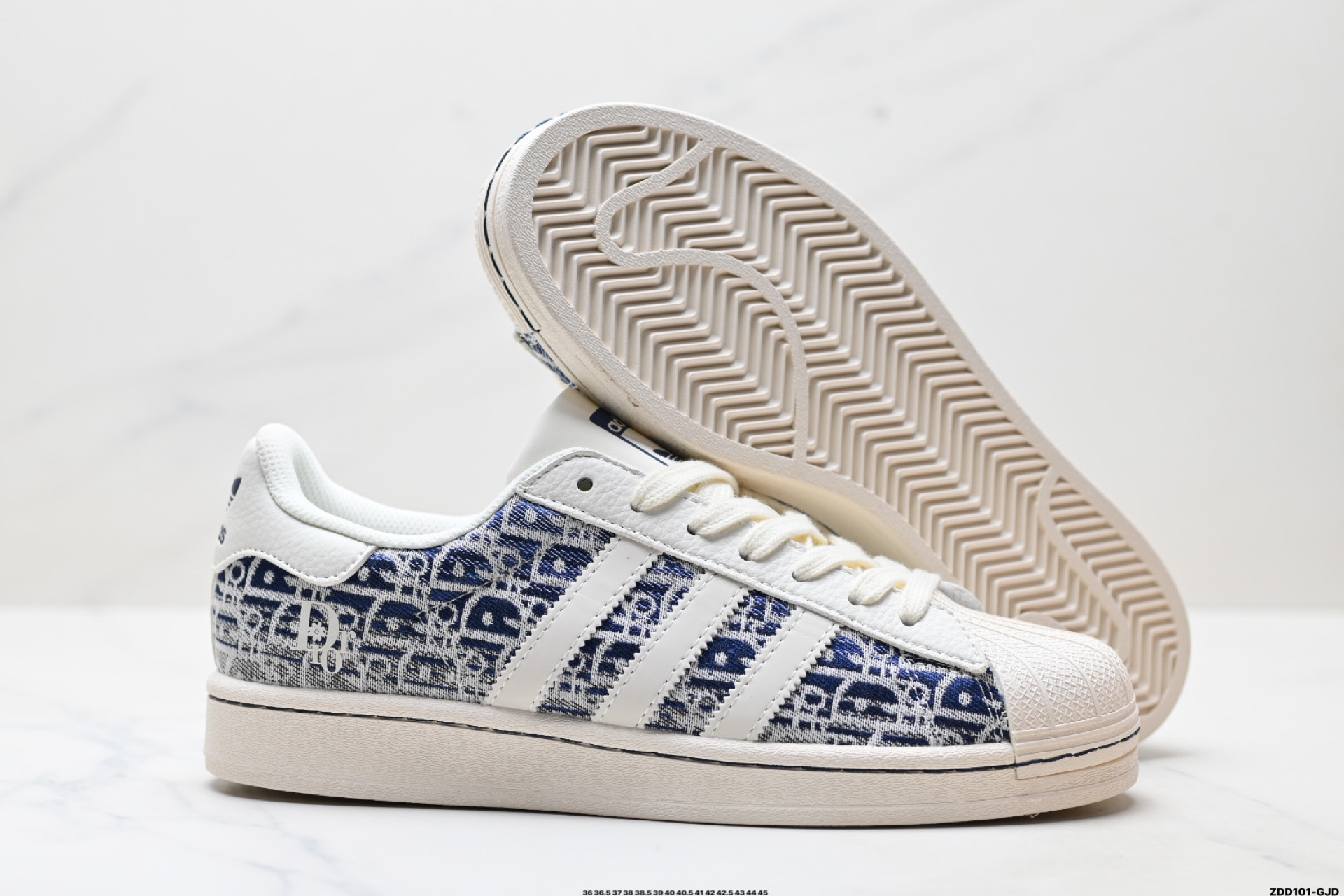Adidas Originals Superstar 阿迪达斯 三叶草 贝壳头’DIY’系列低帮经典百搭休闲运动板鞋  HS3081