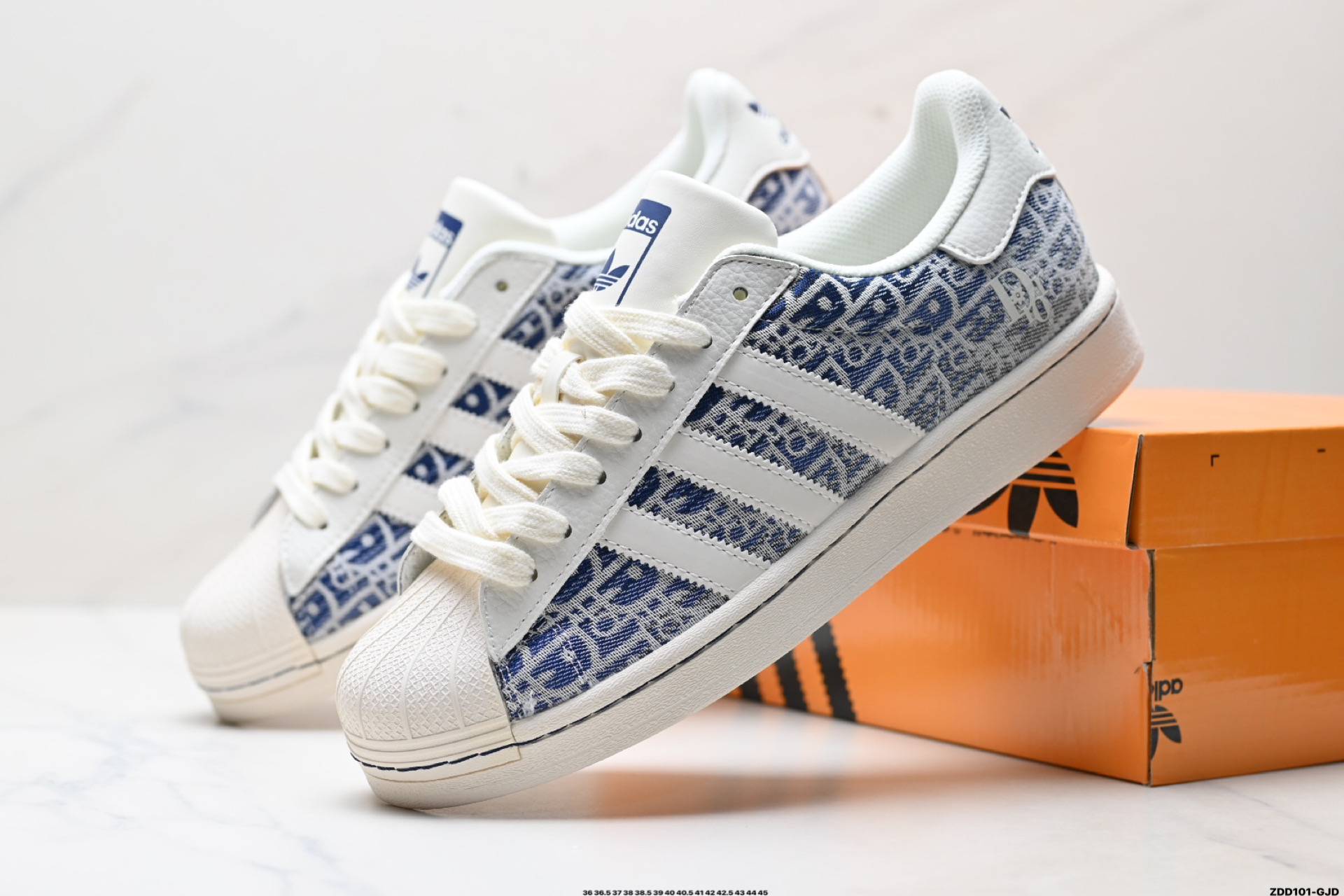 Adidas Originals Superstar 阿迪达斯 三叶草 贝壳头’DIY’系列低帮经典百搭休闲运动板鞋  HS3081