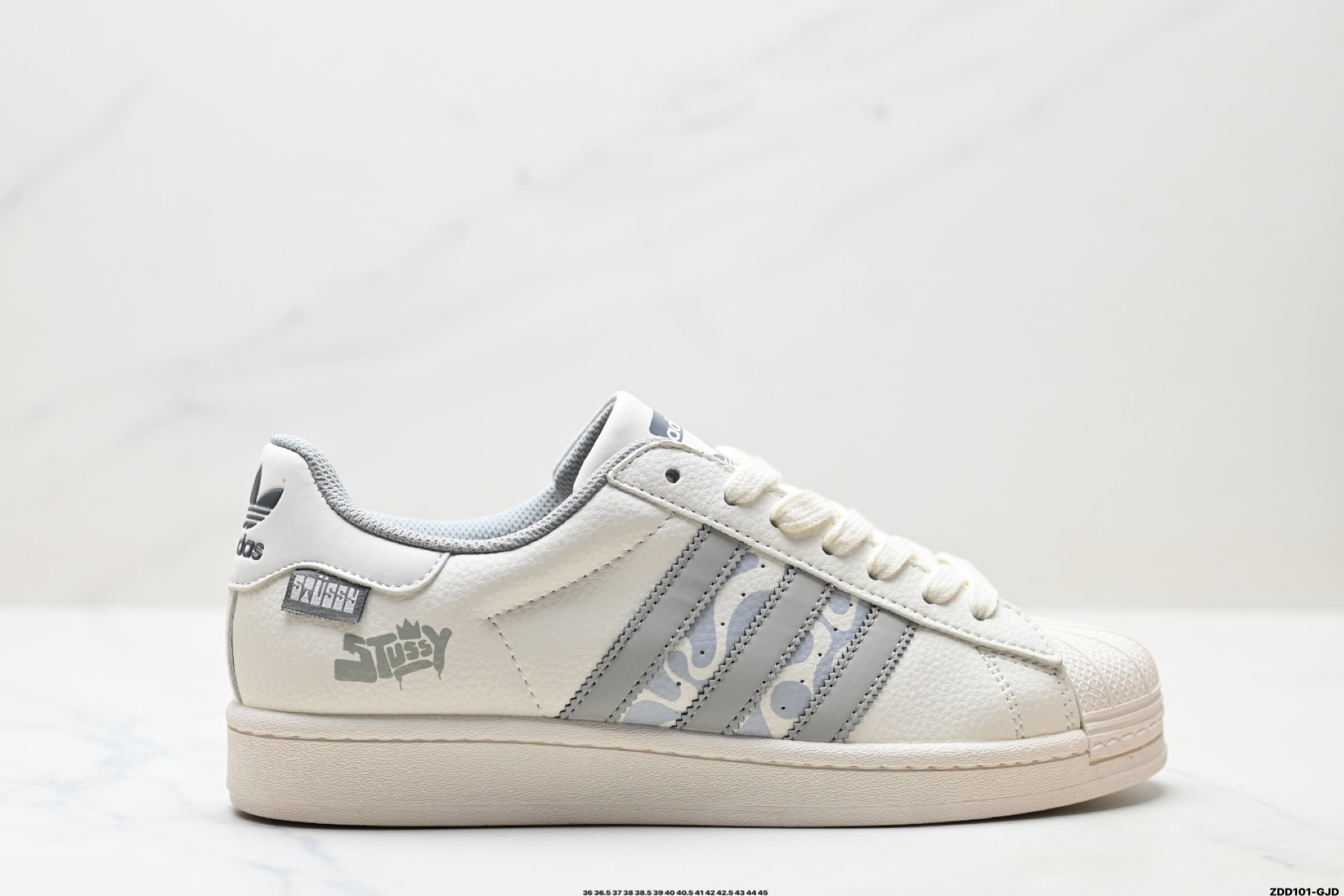 Adidas Originals Superstar 阿迪达斯 三叶草 贝壳头’DIY’系列低帮经典百搭休闲运动板鞋  HS3081
