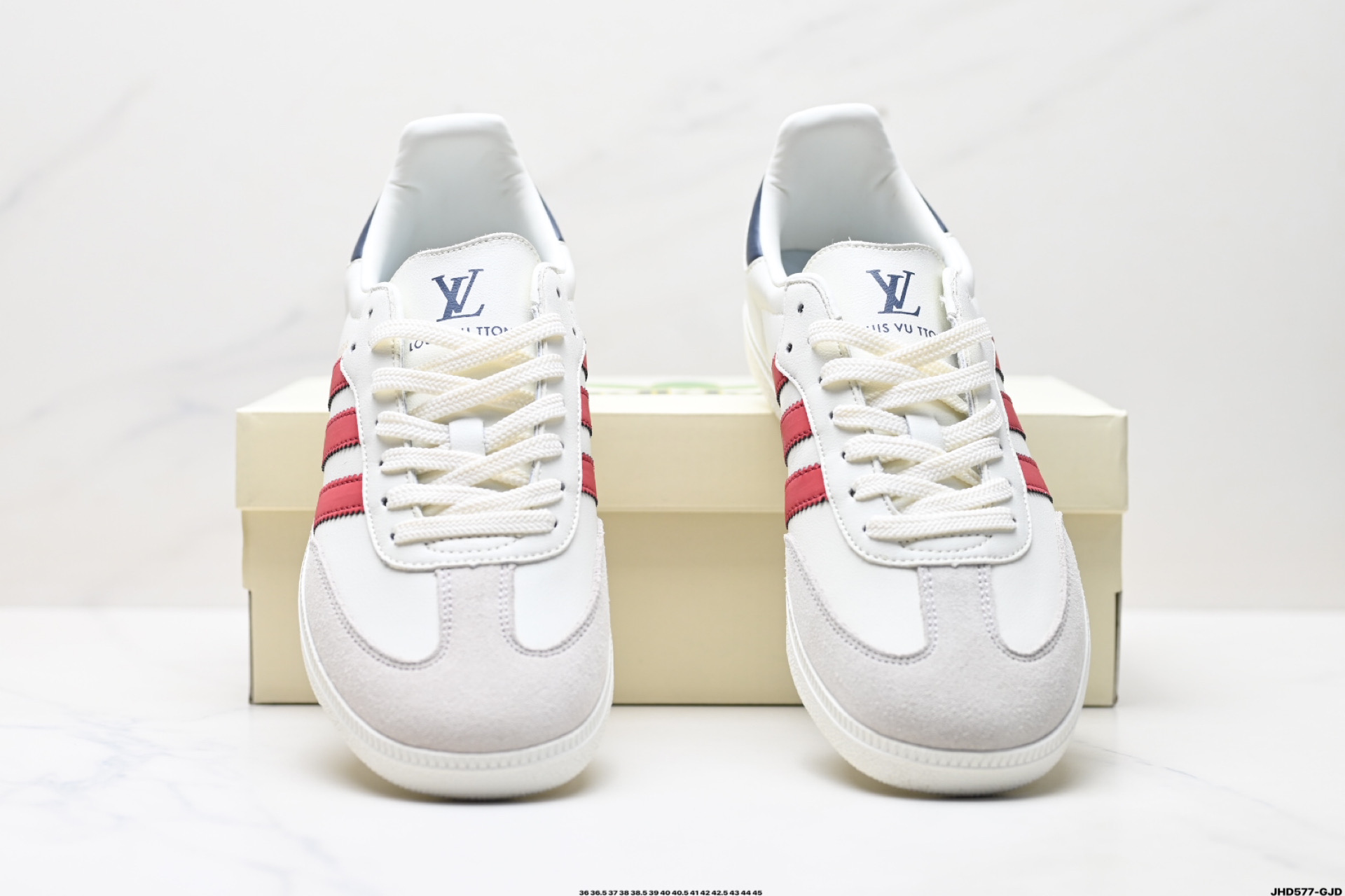 Adidas Originals Samba OG ‘DIY’桑巴舞系列 阿迪达斯 三叶草绅士德训足球风百搭低帮休闲运动板鞋  GJ75811