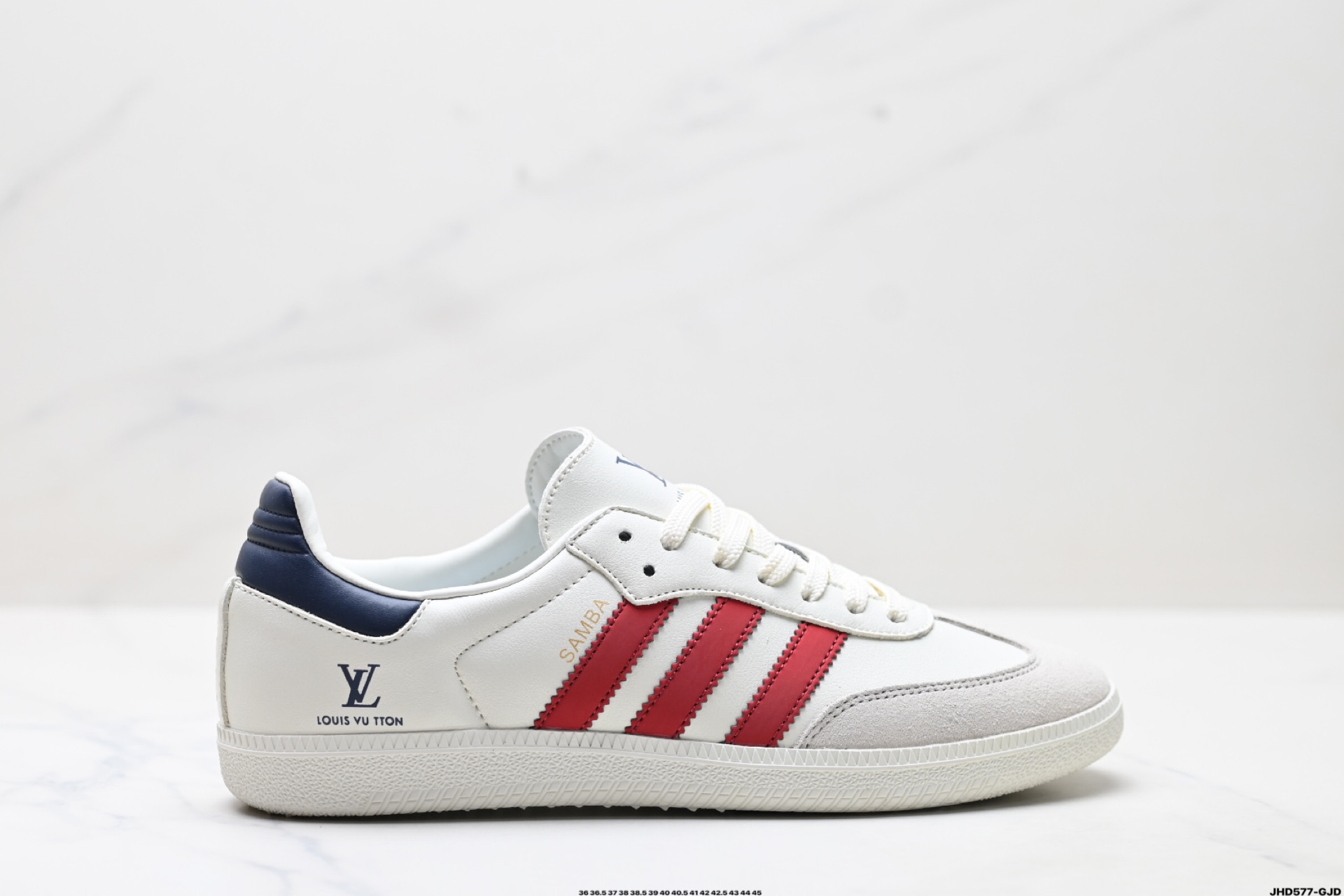 Adidas Originals Samba OG ‘DIY’桑巴舞系列 阿迪达斯 三叶草绅士德训足球风百搭低帮休闲运动板鞋  GJ75811