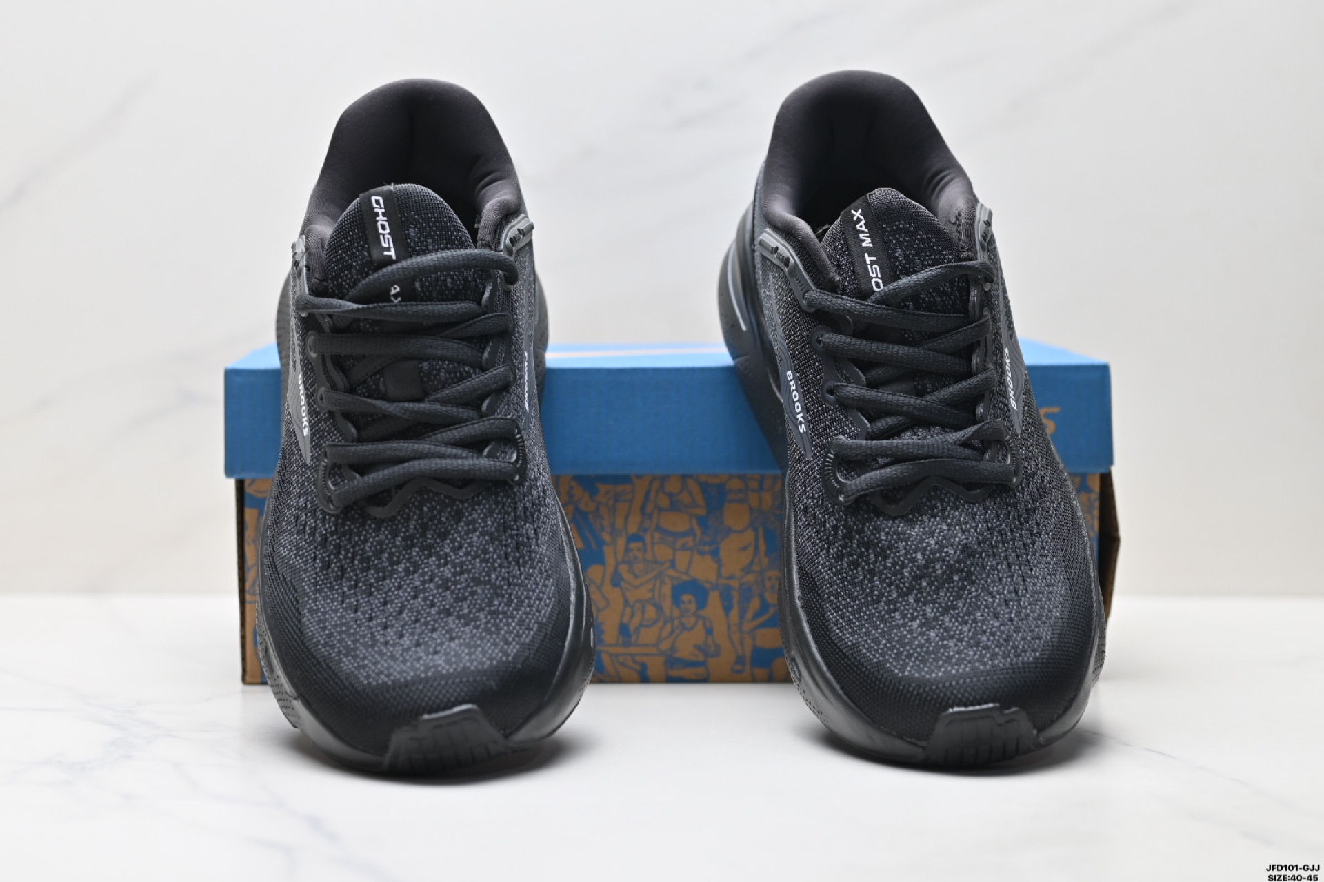 Brooks布鲁克斯 Ghost Max 网面时尚 网布耐磨透气 低帮 休闲跑步鞋 110406 1D 071