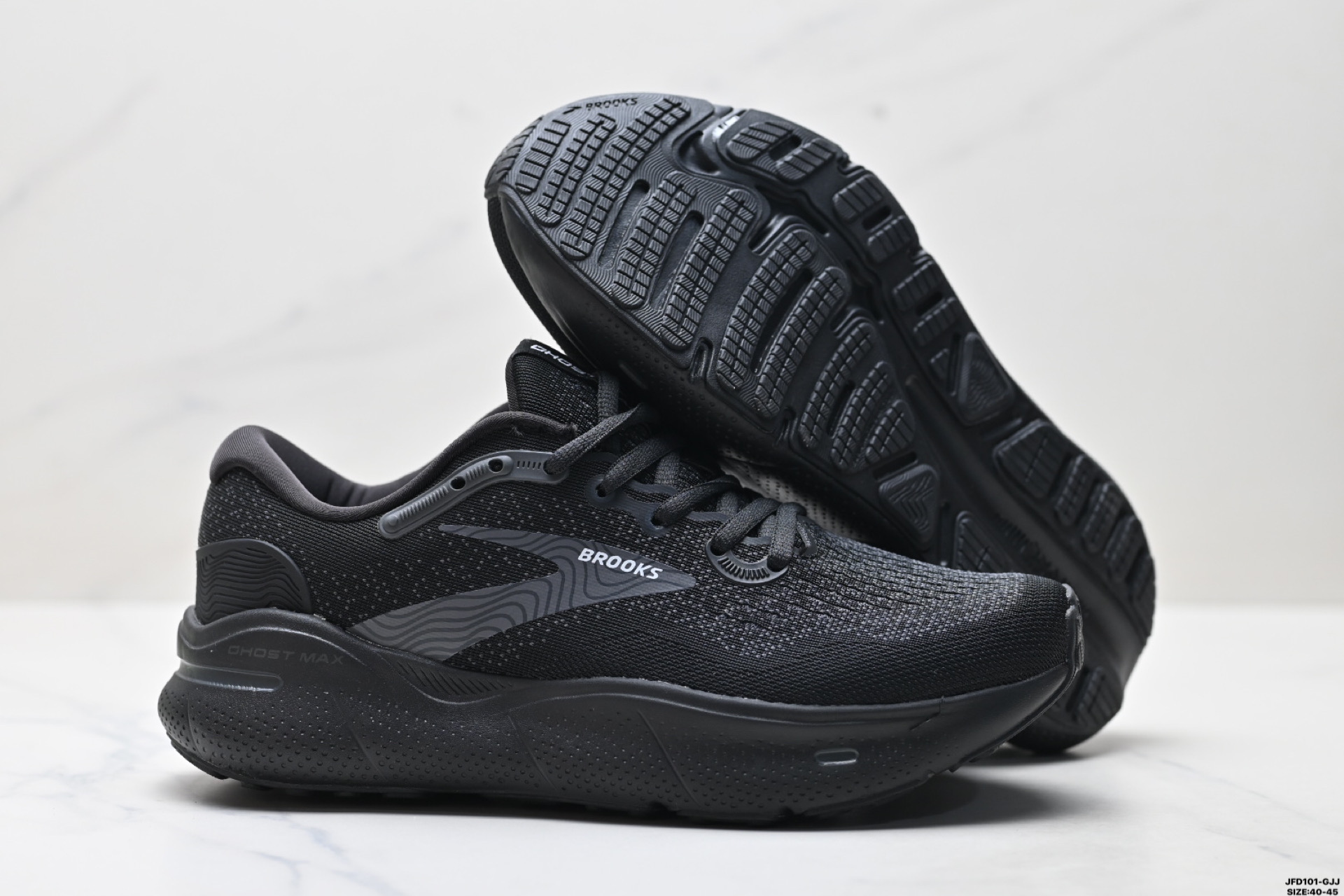 Brooks布鲁克斯 Ghost Max 网面时尚 网布耐磨透气 低帮 休闲跑步鞋 110406 1D 071