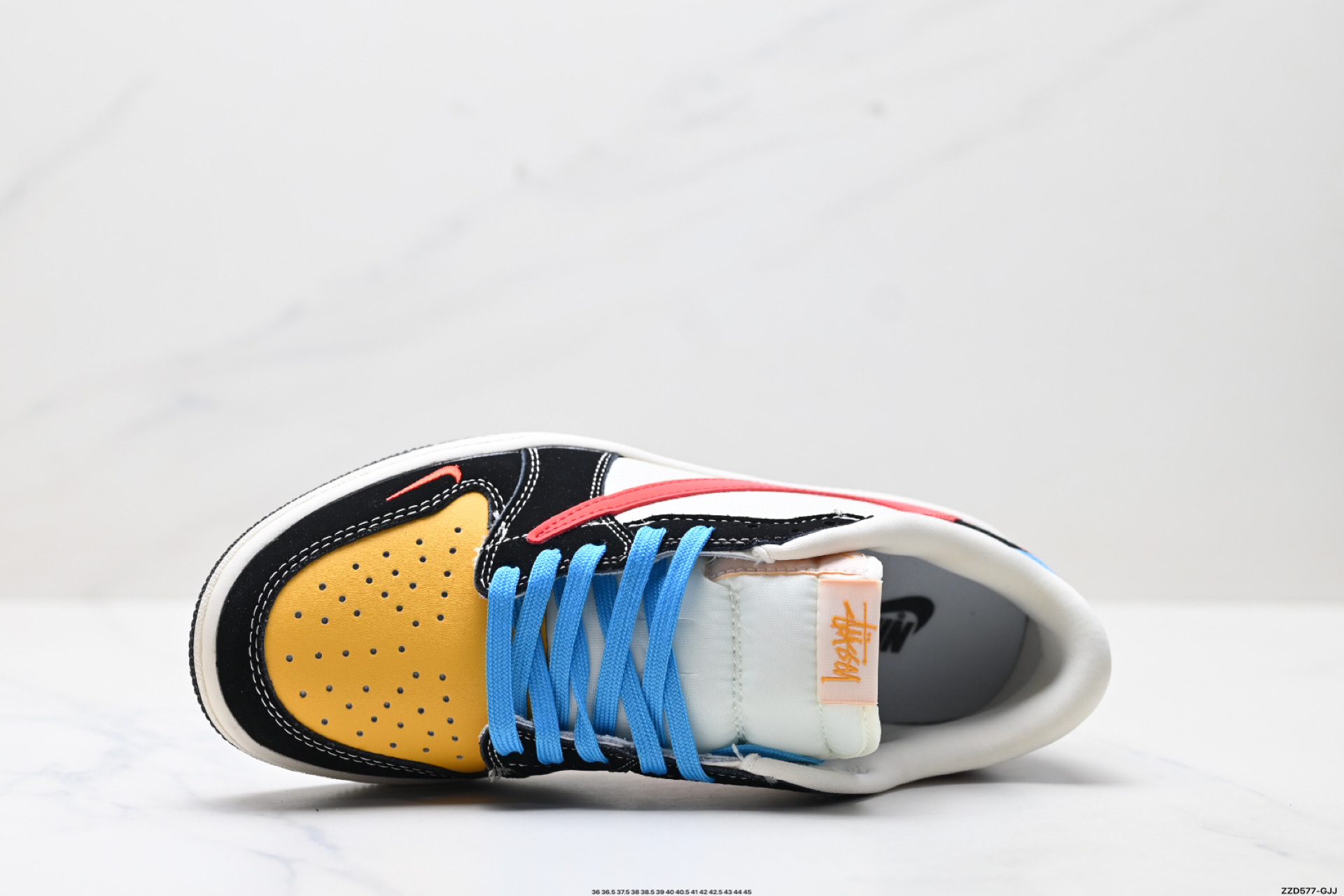 Nike Air Jordan 1 x Travis Scott AJ1倒勾 乔一倒钩 ‘DIY’定制 耐克 低帮文化篮球鞋 XB1979-003