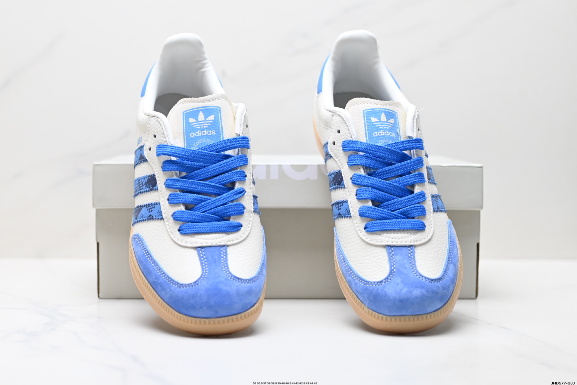 Adidas Originals Samba OG ‘DIY’桑巴舞系列 阿迪达斯 三叶草绅士德训足球风百搭低帮休闲运动板鞋  XR0004