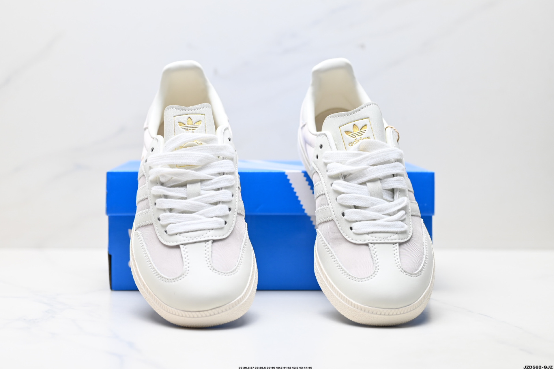 Adidas Originals Samba 桑巴舞系列阿迪达斯 三叶草 绅士德训足球风百搭低帮休闲运动板鞋 JI3204