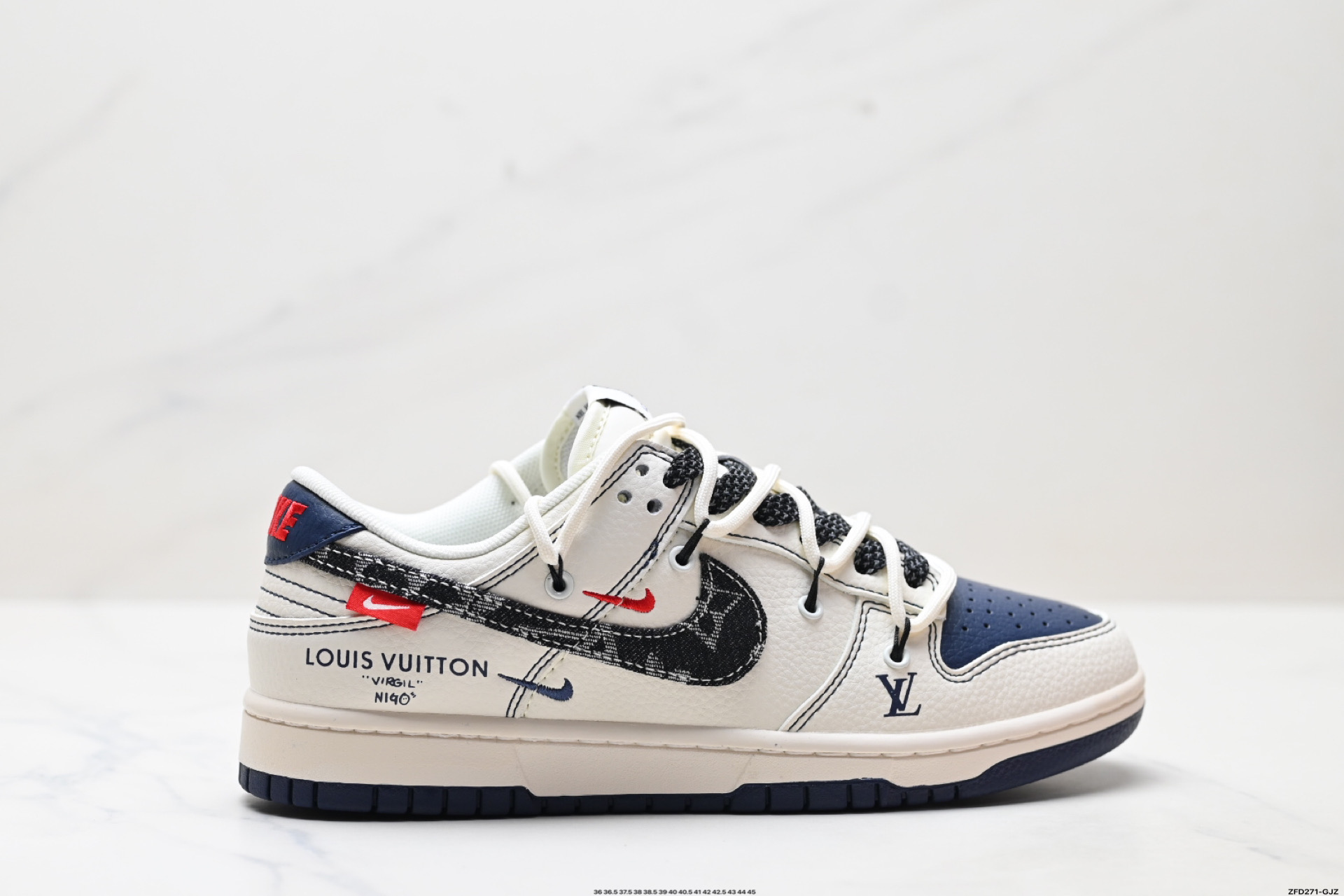 Nike Dunk Low Retro ‘DIY高端定制’耐克 低帮休闲运动板鞋 FC1688-220 Nike Dunk Low Retro ‘DIY高端定制’耐克 低帮休闲运动板鞋 FC1688-220