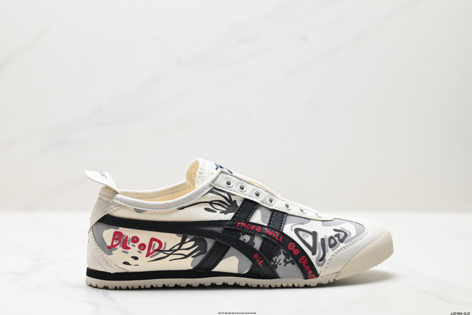 Onitsuka Tiger鬼塚虎 MEXICO 66 织物牛皮革 花卉图案 潮流百搭 轻便 低帮 生活休闲鞋 1182A071-700