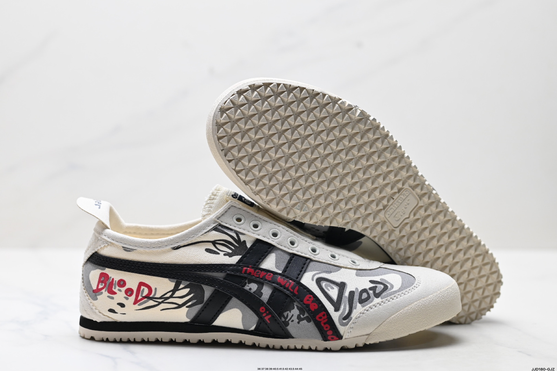 Onitsuka Tiger鬼塚虎 MEXICO 66 织物牛皮革 花卉图案 潮流百搭 轻便 低帮 生活休闲鞋 1182A071-700