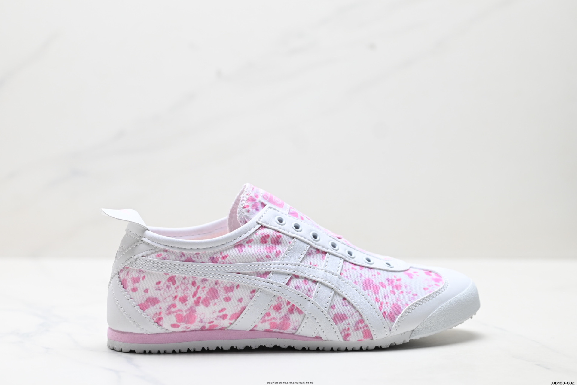 Onitsuka Tiger鬼塚虎 MEXICO 66 织物牛皮革 花卉图案 潮流百搭 轻便 低帮 生活休闲鞋 1182A071-700