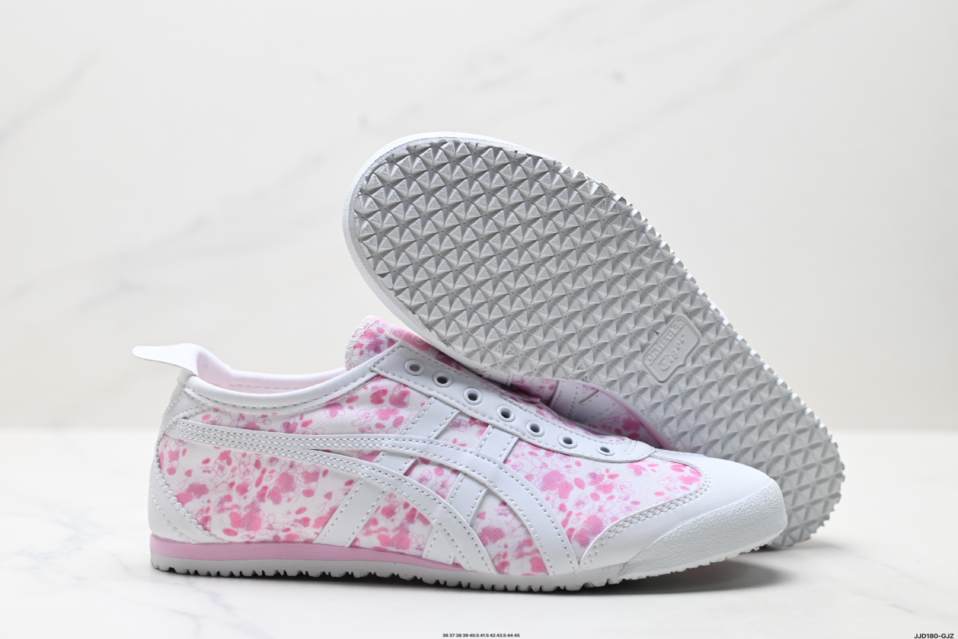 Onitsuka Tiger鬼塚虎 MEXICO 66 织物牛皮革 花卉图案 潮流百搭 轻便 低帮 生活休闲鞋 1182A071-700