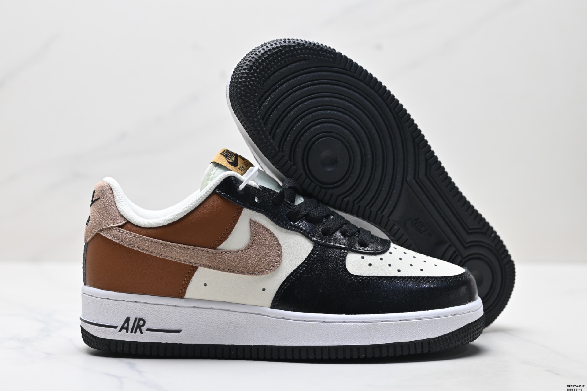 Nike Air Force 1 '07 Zapatillas Casuales de Cuero para Hombre y Mujer 6 i1749660952884 9758 0 4