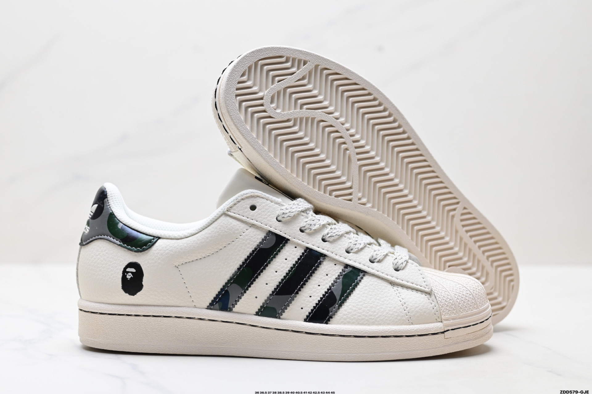 Adidas Originals Superstar 阿迪达斯 三叶草 贝壳头’DIY’系列低帮经典百搭休闲运动板鞋  HS3083