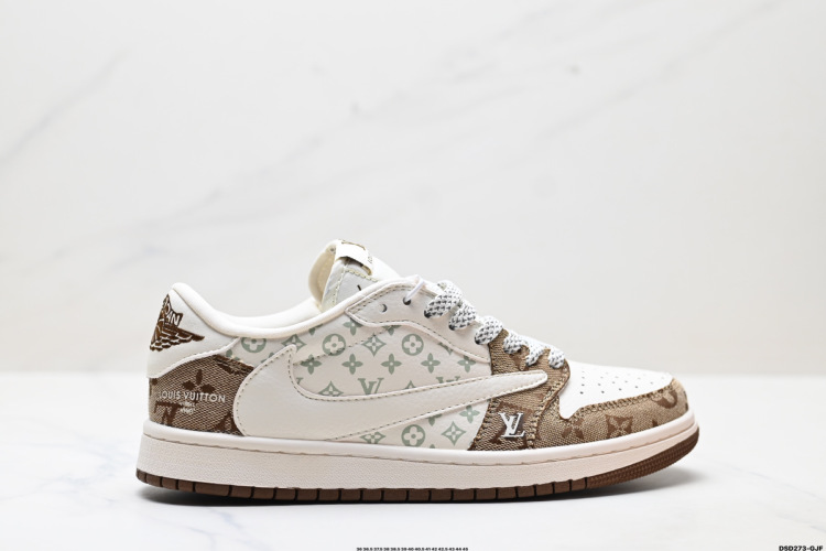Nike Air Jordan 1 x Travis Scott 'DIY' - Low-Top Basketball Shoes 1 Nike Air Jordan 1 x Travis Scott ‘DIY’ – Low-Top Basketball Shoes