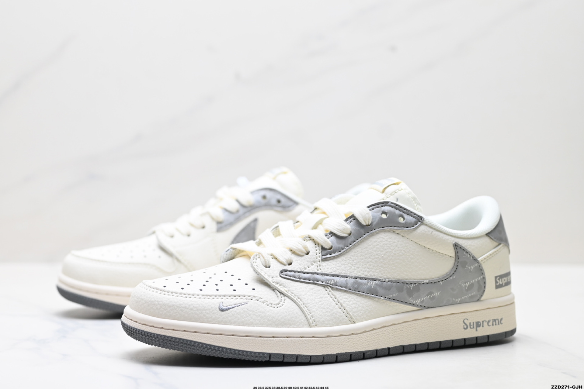 Nike Air Jordan 1 x Travis Scott AJ1倒勾 乔一倒钩 ‘DIY’定制 耐克 低帮文化篮球鞋 HS8068-023-High Quatity Cheap Brand wholesale wholesaler seller Clothes Bags handbags Sneakers Top Fashion Clothing Shoes from China Factory Chinese suppliers best Quality Beautiful Price Nike Air Jordan 1 x Travis Scott AJ1倒勾 乔一倒钩 ‘DIY’定制 耐克 低帮文化篮球鞋 HS8068-023