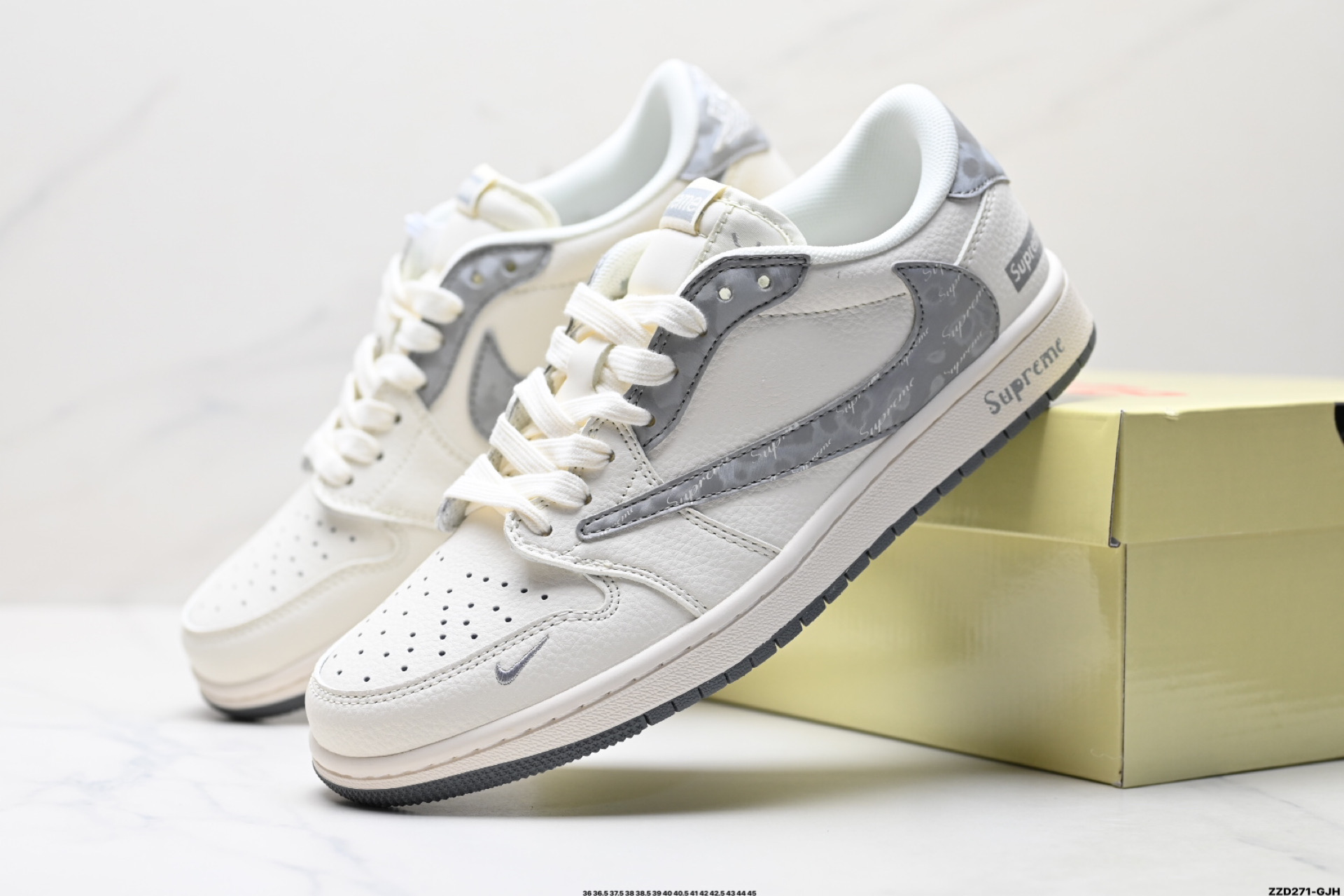 Nike Air Jordan 1 x Travis Scott AJ1倒勾 乔一倒钩 ‘DIY’定制 耐克 低帮文化篮球鞋 HS8068-023-High Quatity Cheap Brand wholesale wholesaler seller Clothes Bags handbags Sneakers Top Fashion Clothing Shoes from China Factory Chinese suppliers best Quality Beautiful Price Nike Air Jordan 1 x Travis Scott AJ1倒勾 乔一倒钩 ‘DIY’定制 耐克 低帮文化篮球鞋 HS8068-023