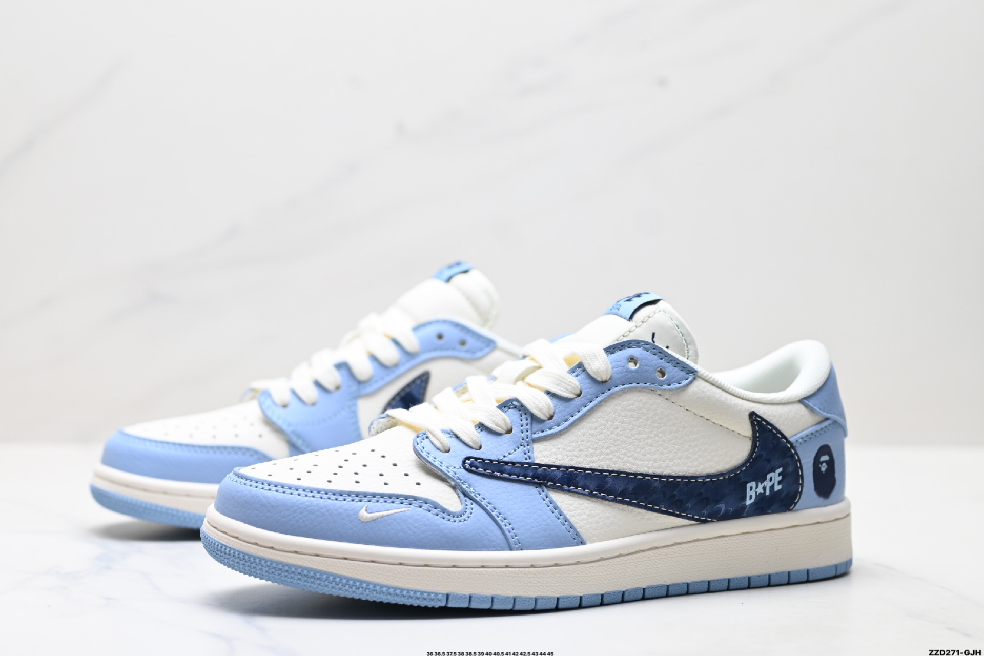 Nike Air Jordan 1 x Travis Scott AJ1倒勾 乔一倒钩 ‘DIY’定制 耐克 低帮文化篮球鞋 HS8068-022-High Quatity Cheap Brand wholesale wholesaler seller Clothes Bags handbags Sneakers Top Fashion Clothing Shoes from China Factory Chinese suppliers best Quality Beautiful Price Nike Air Jordan 1 x Travis Scott AJ1倒勾 乔一倒钩 ‘DIY’定制 耐克 低帮文化篮球鞋 HS8068-022